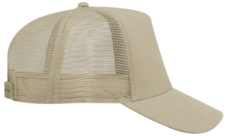 OTTO CAP® 5 Panel Mid Profile Mesh Back Trucker Hat 18
