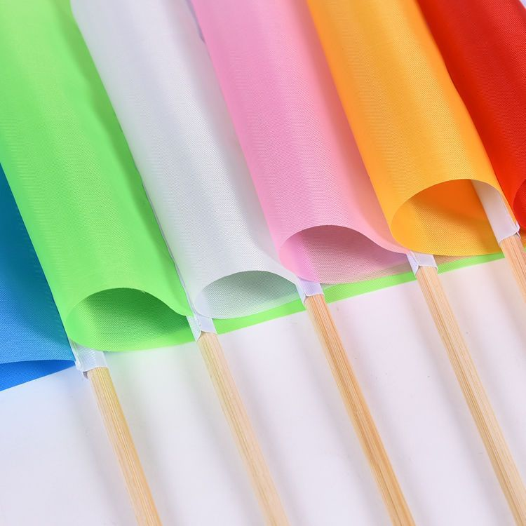 Flag with Wooden Stick or Plastic Flagpole 3