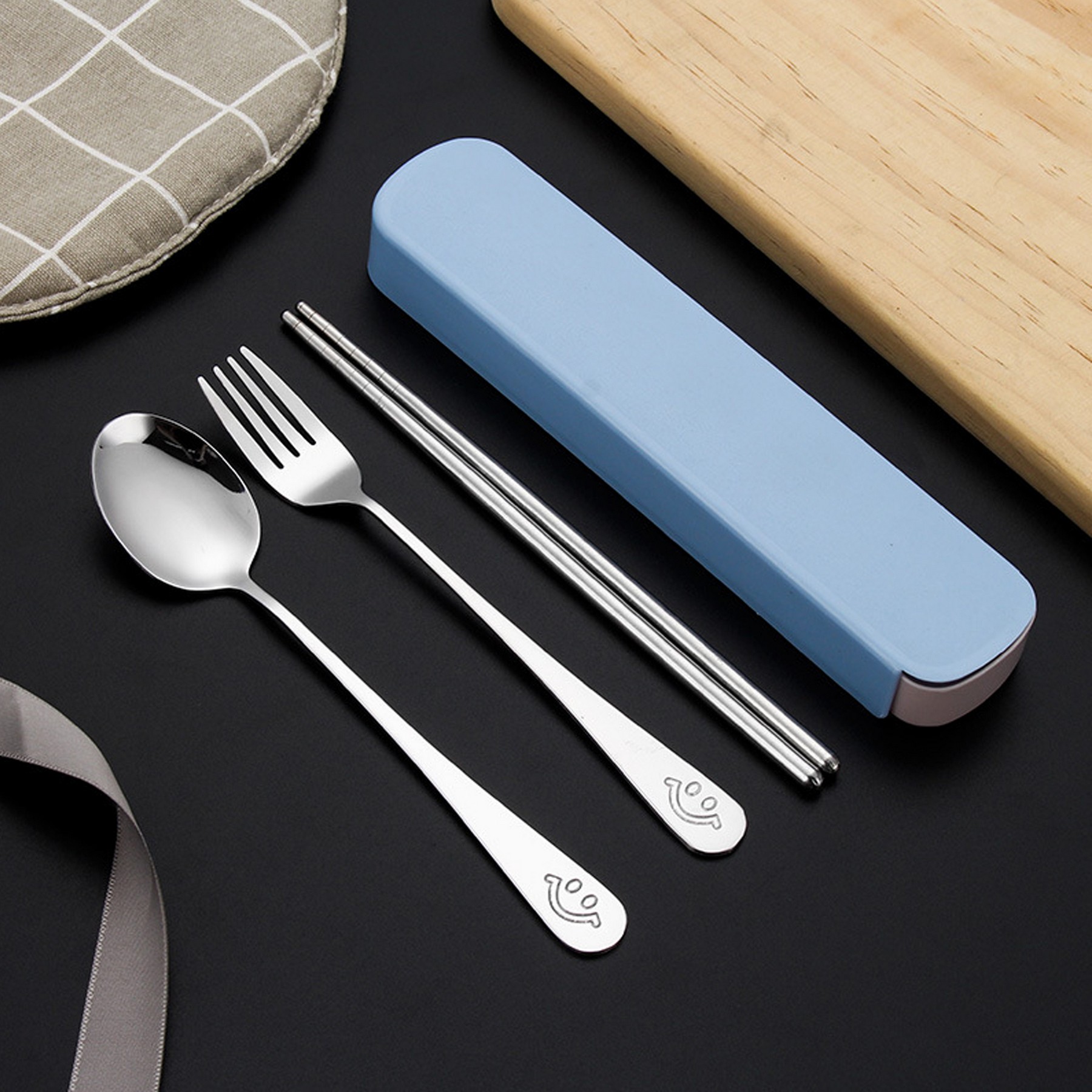 Dinnerware Chopsticks Spoon Fork Set 4
