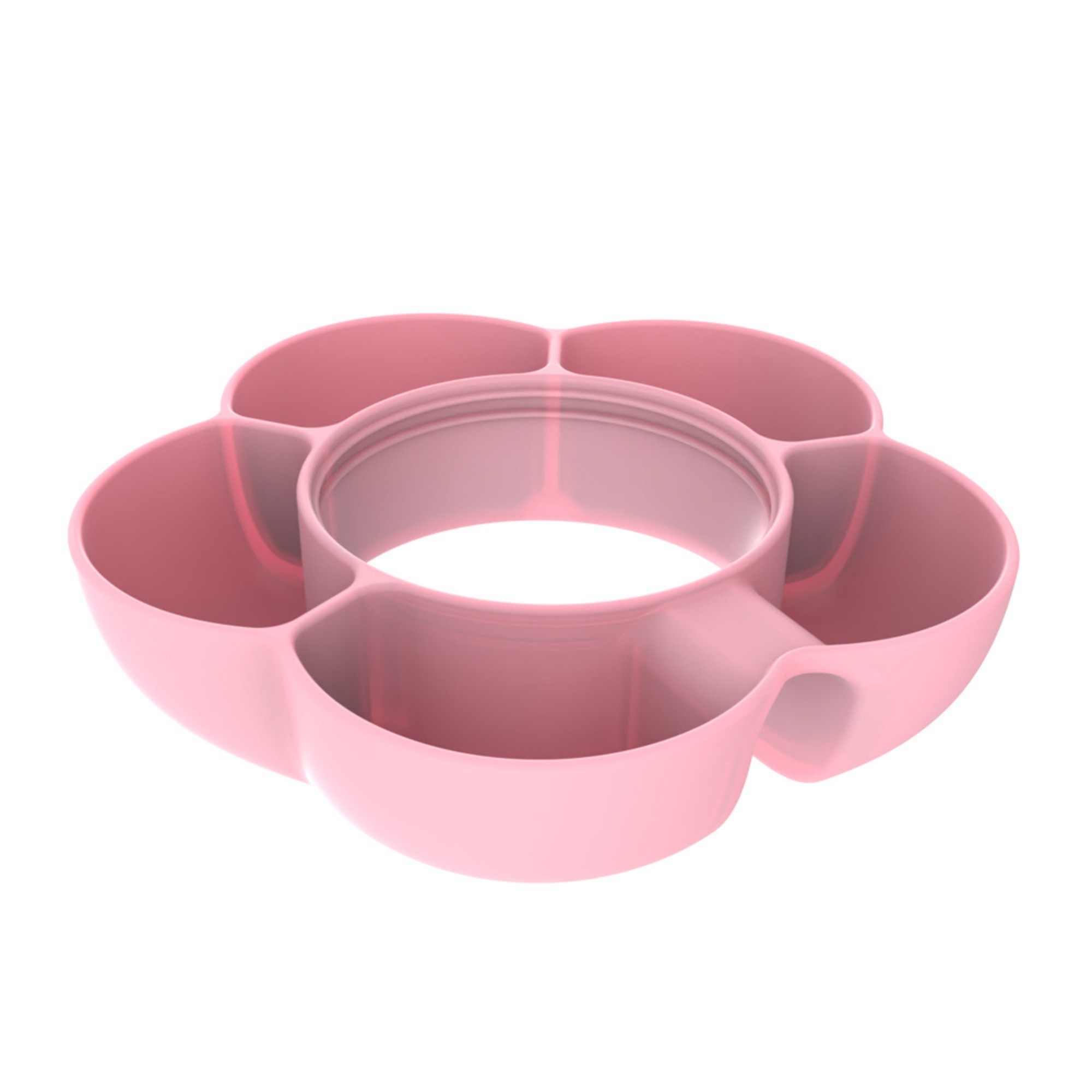 5 Compartment Silicone Snack Tray 2