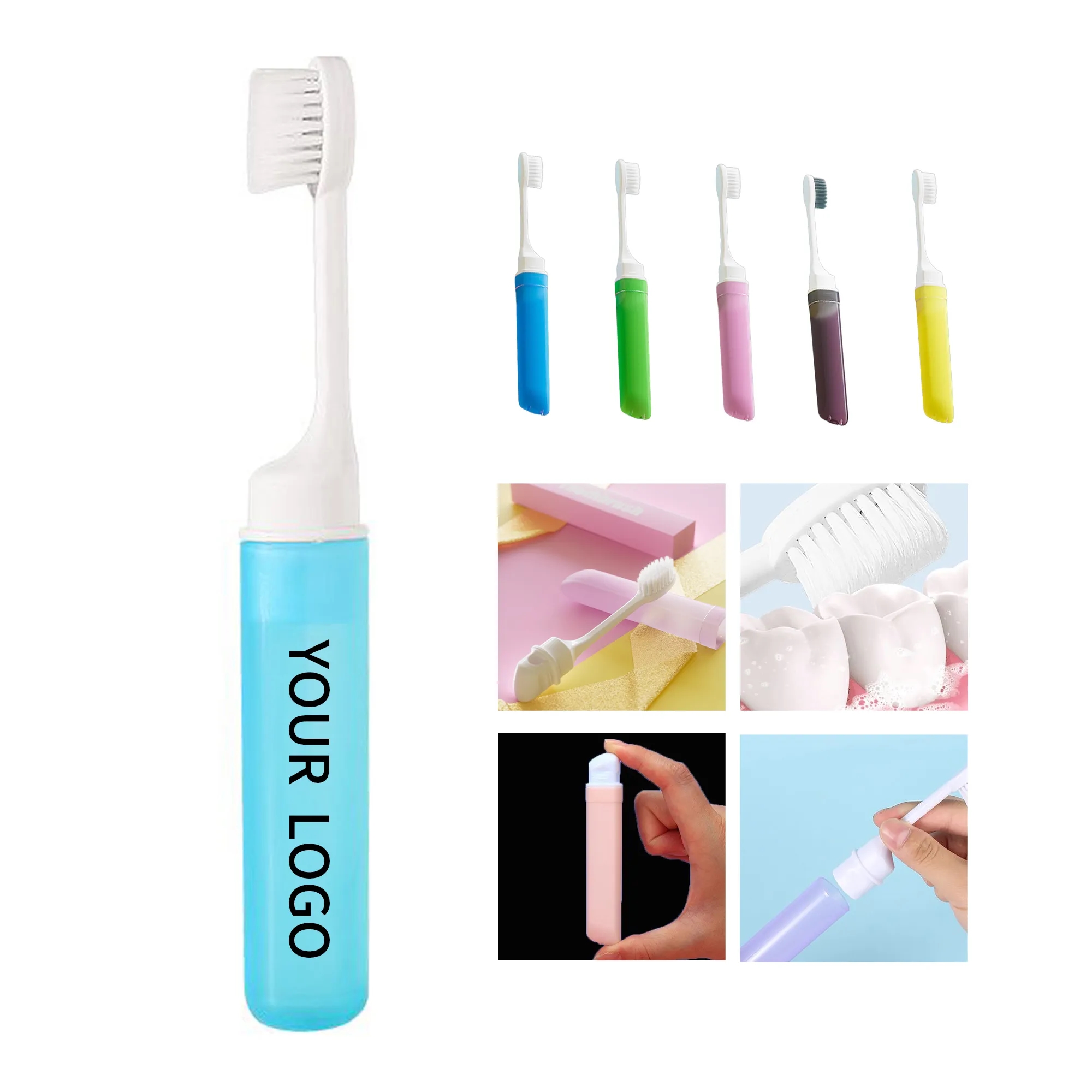 Compact Folding Travel Toothbrush 2