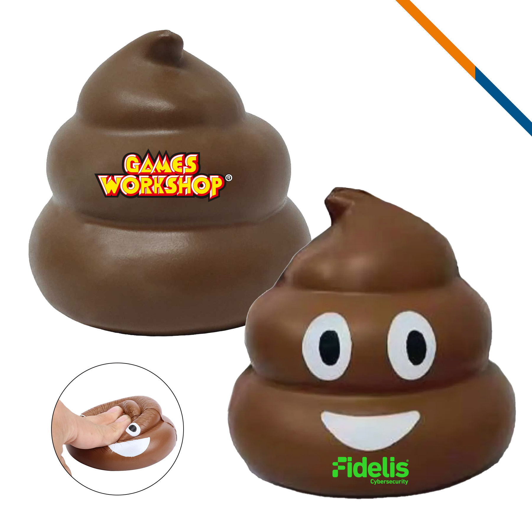 Lyrio Poop Emoji Stress Ball 1