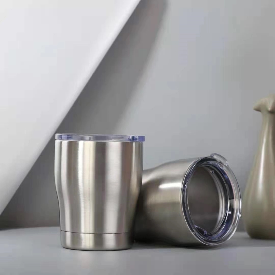 Vacuum Wine Tumblers Coffee Cup With Lid 1