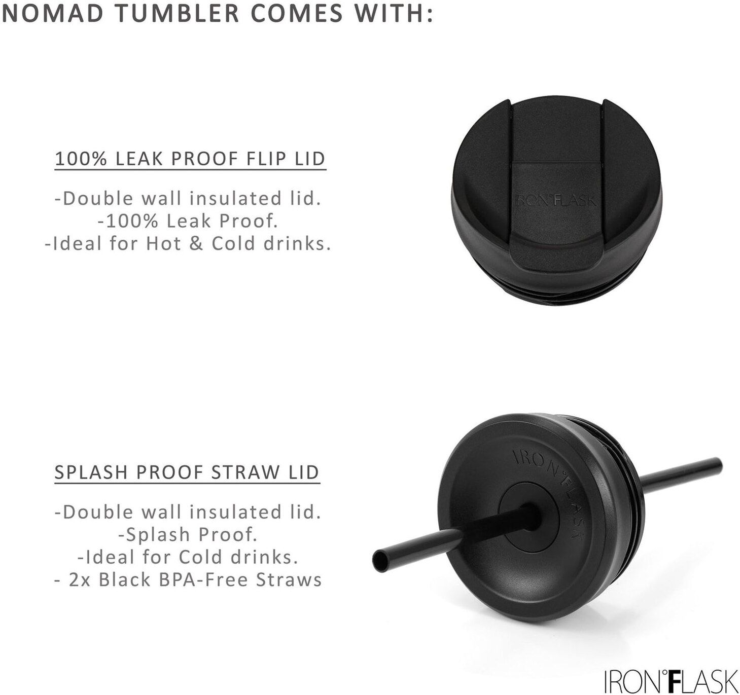 IRON FLASK NOMAD TUMBLER GRADIENT COLORS 20 OZ 13