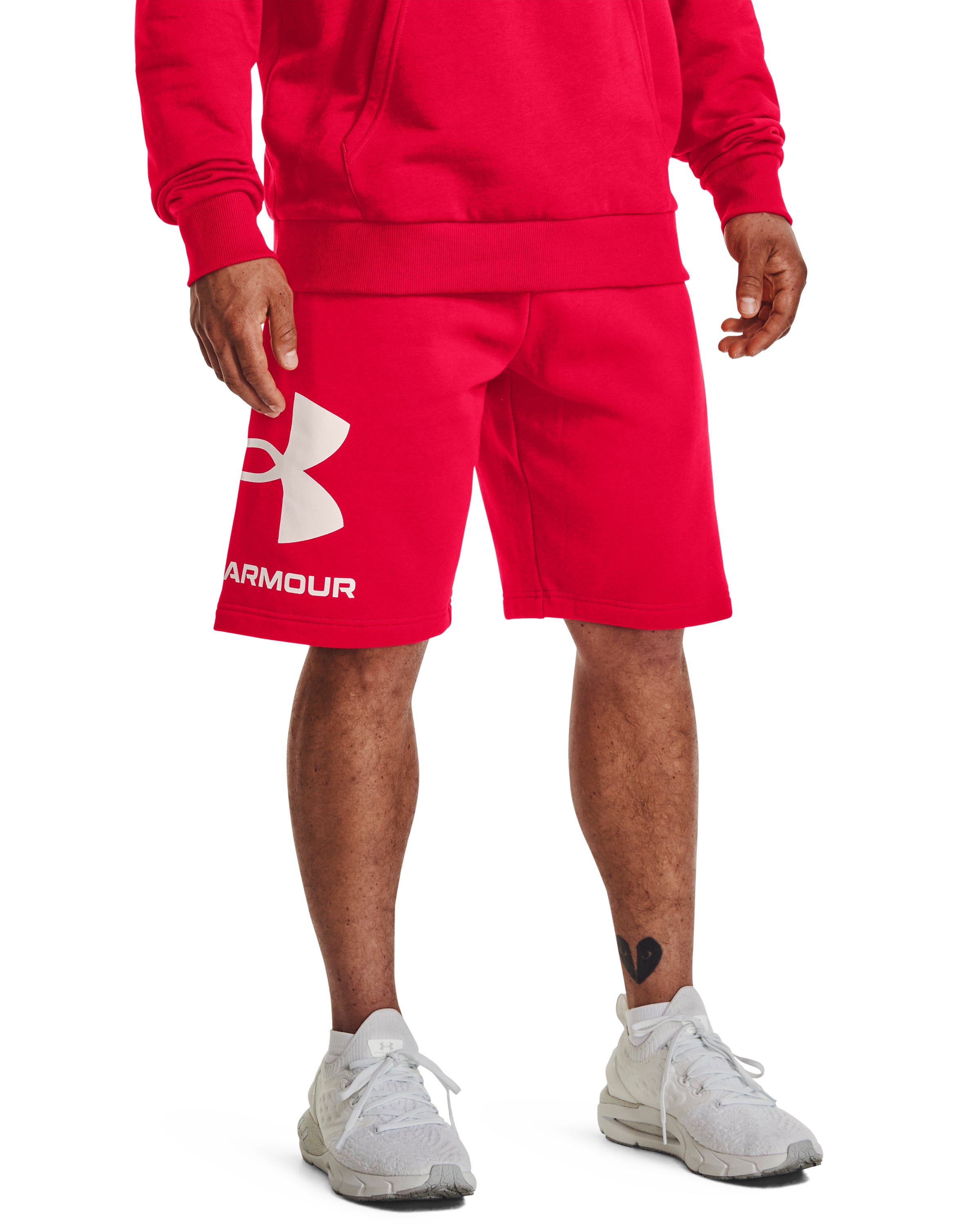 UA Rival Fleece Big Logo Men's Shorts 2