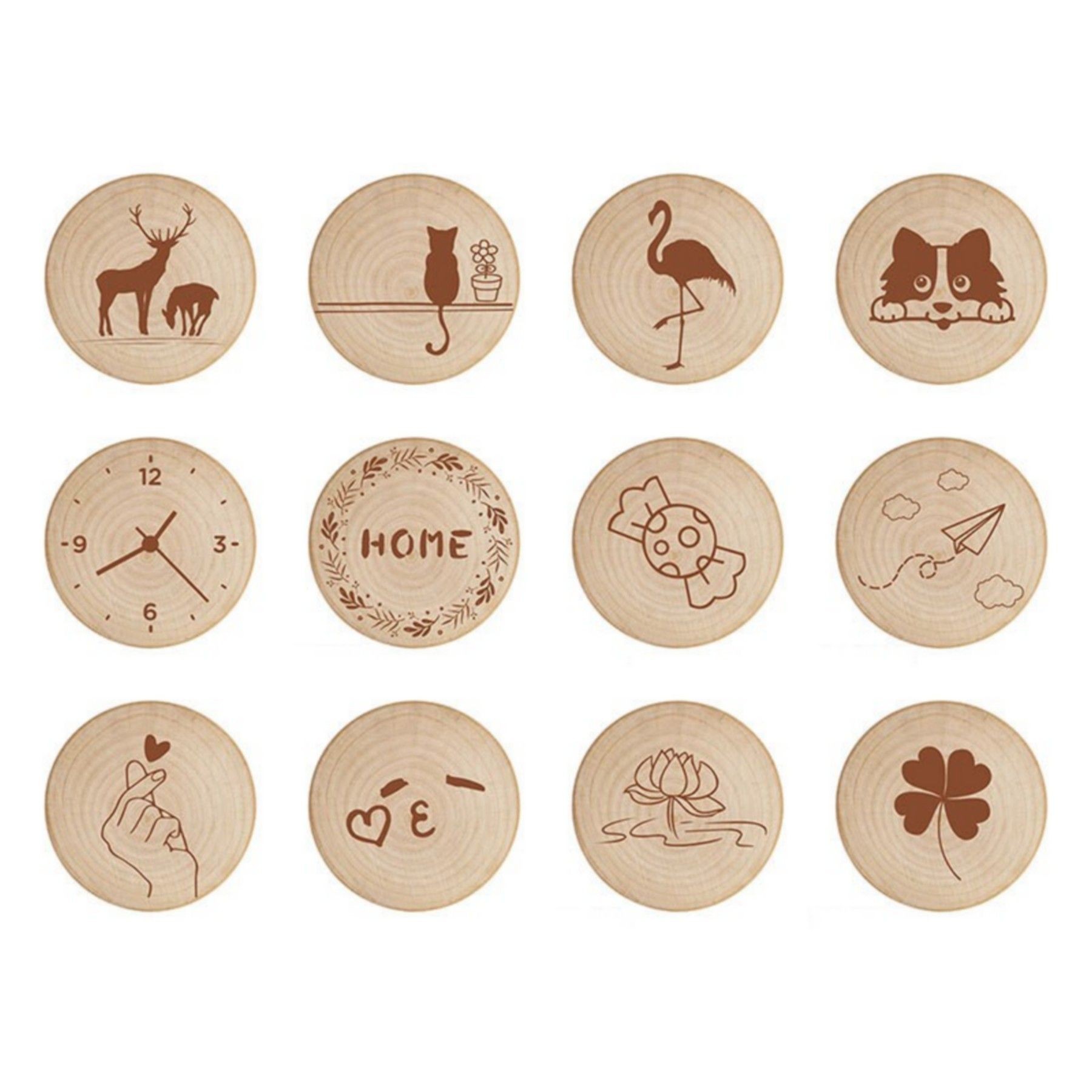 2 In 1 Beer Bottle Opener Wooden Magnetic Fridge Magnet 7