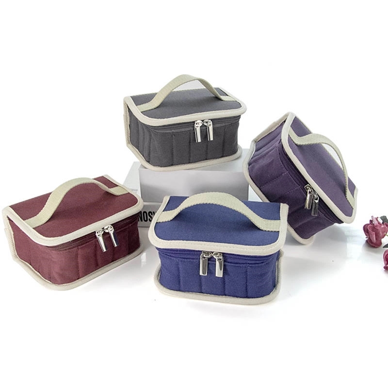 Canvas Essential Oil & Nail Polish Organizer Storage Bag 12