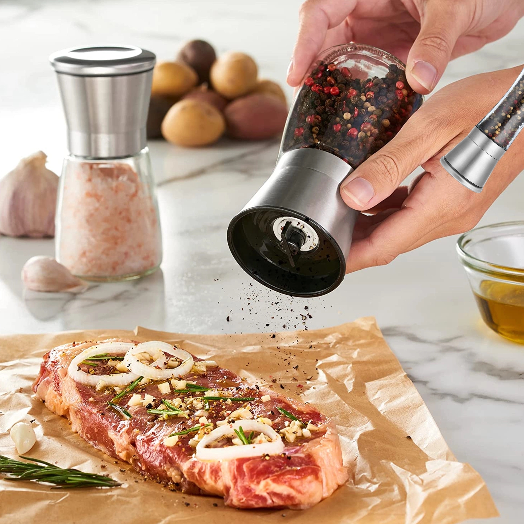 Manual Salt and Pepper Grinder 4