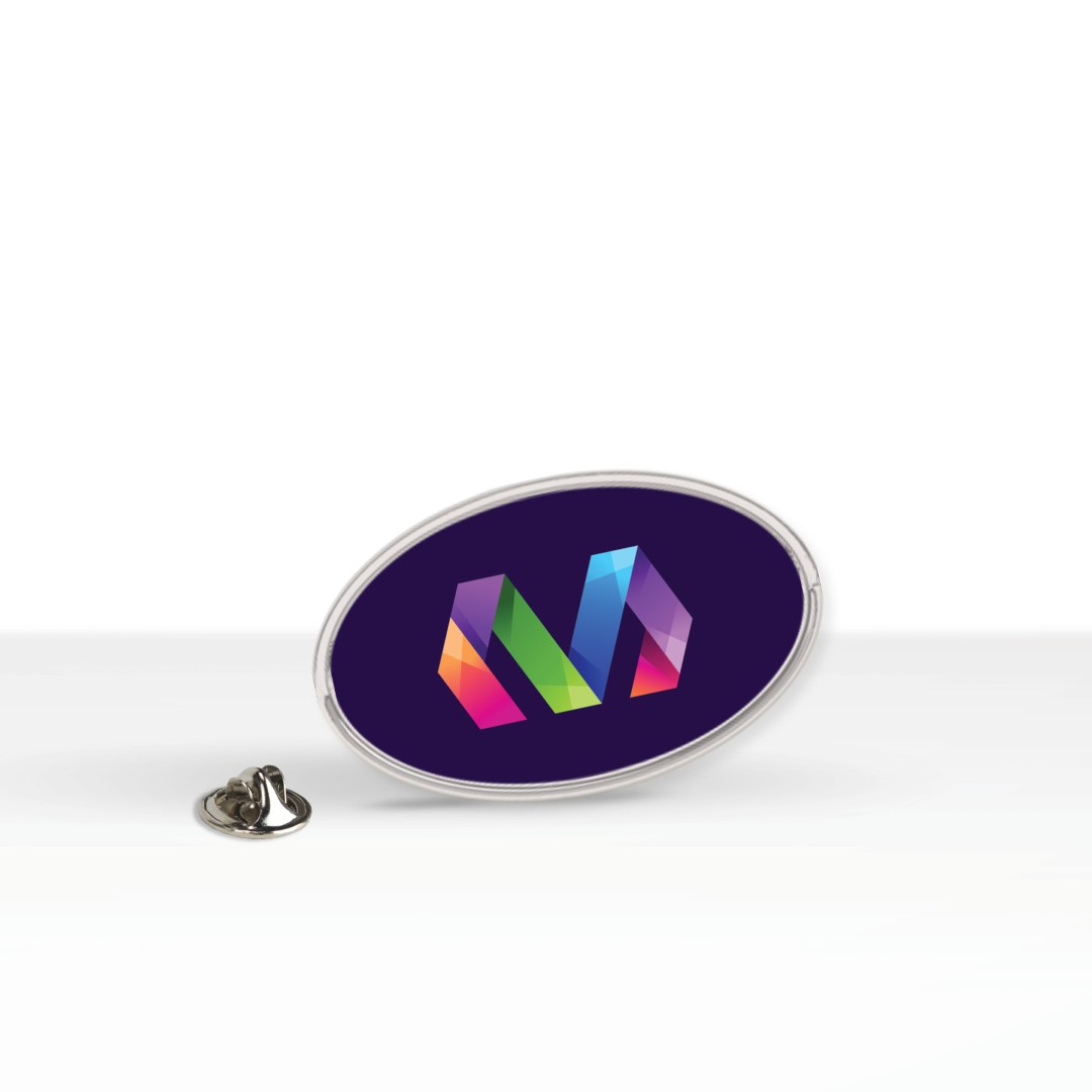 Express Lapel Pin (1.25 x 0.75 in Oval) 1