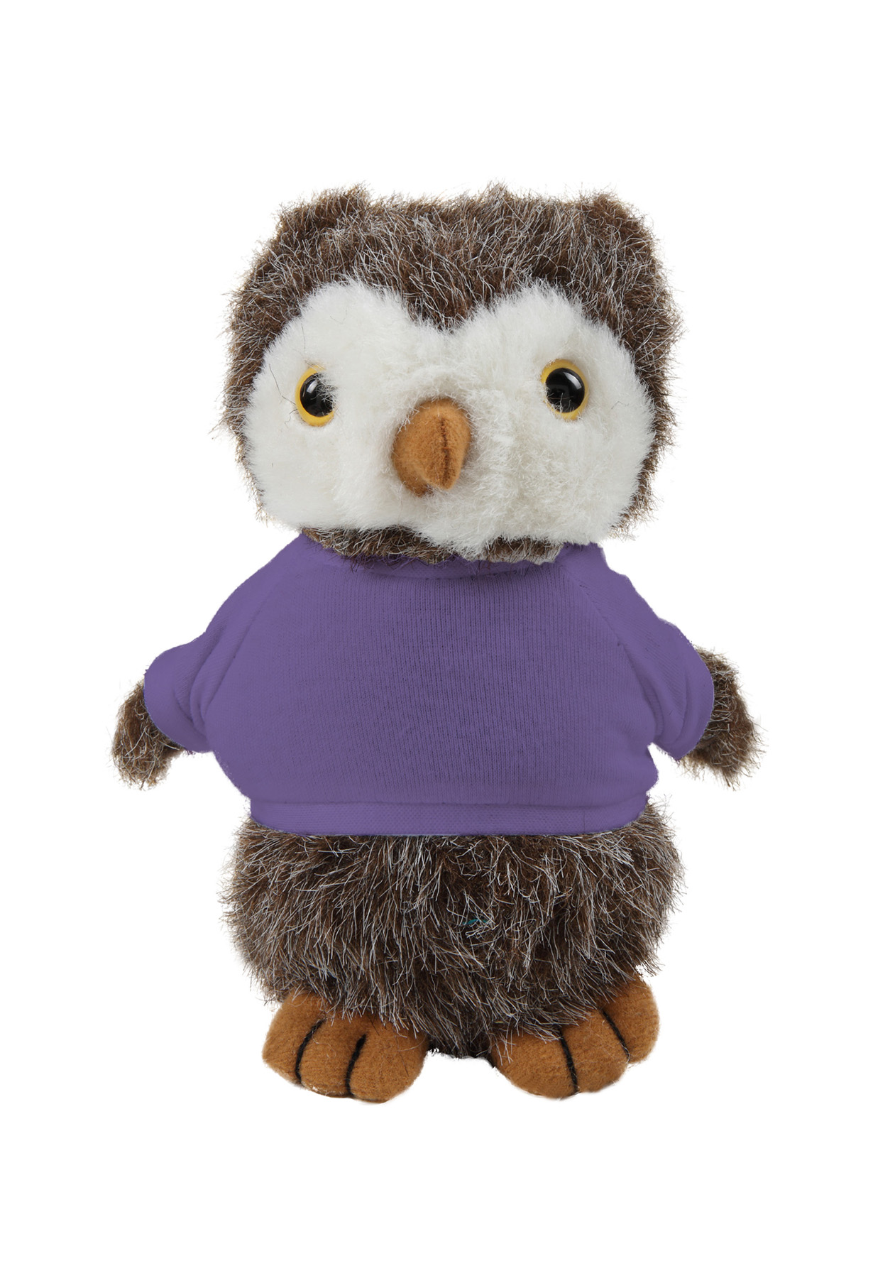 Soft Plush Standing Owl wearing a T-Shirt 13