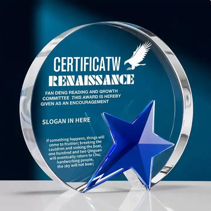 Crystal Blue Star Trophy 3