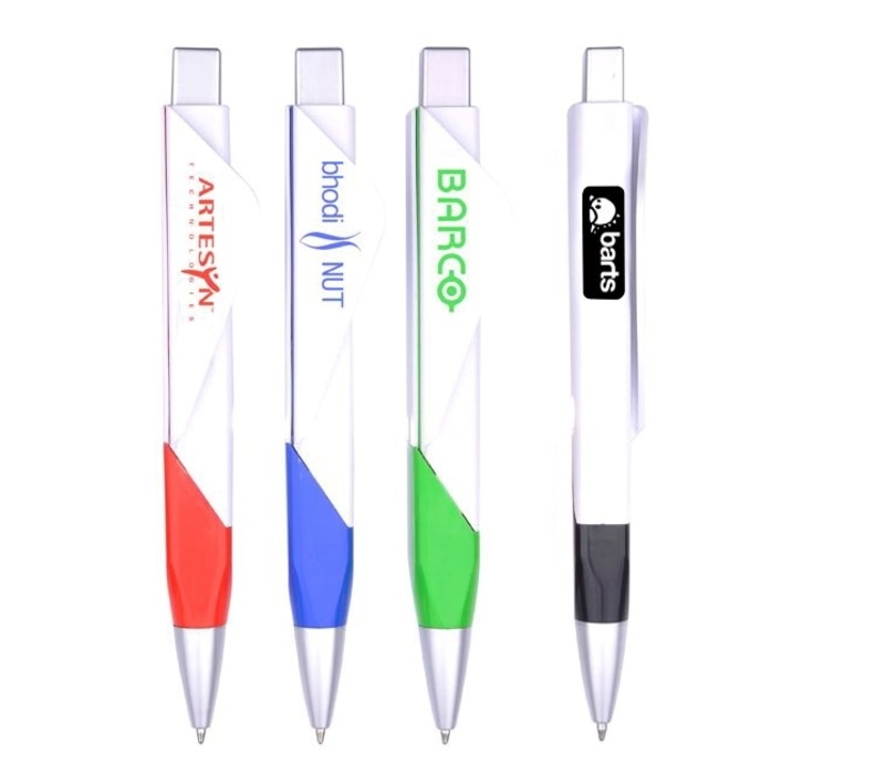 Business Card Holder Plastic Pen 2