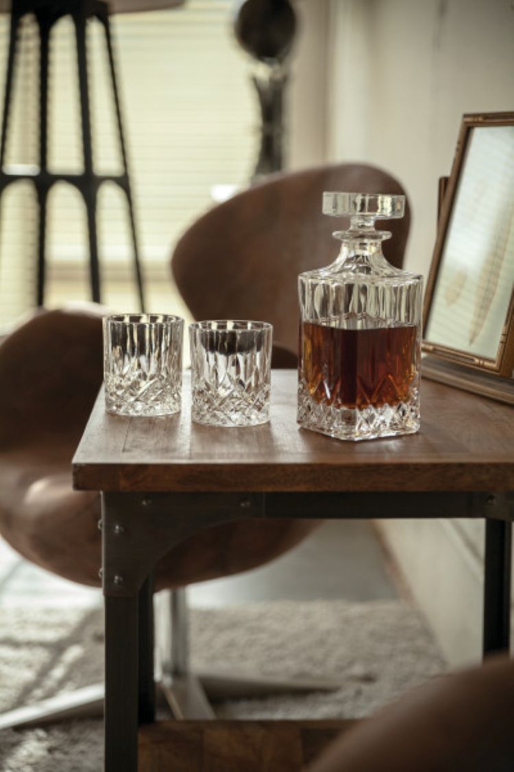 Viski® Admiral™ 3-Piece Decanter & Tumbler Set 4