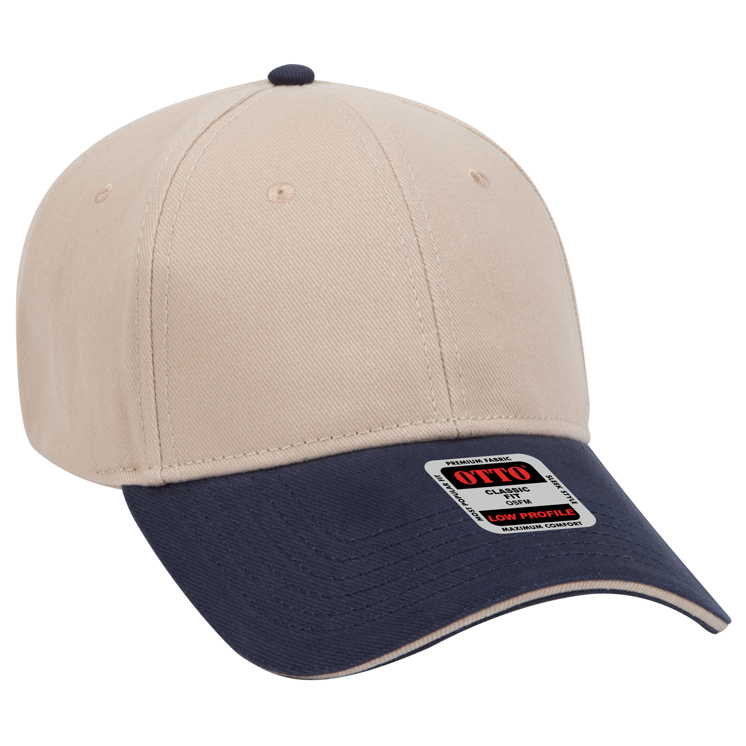 OTTO CAP® 6 Panel Low Profile Baseball Cap 24
