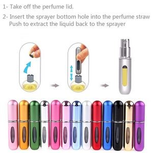 5ml High Class Liquid Extraction Aluminum Window Spray Bottle 28