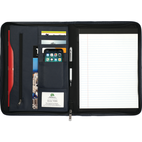 FSC® Mix Executive DuraHyde Zippered Padfolio 111