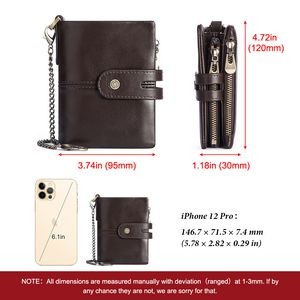 Anti Theft Genuine Leather Mens Wallet 2