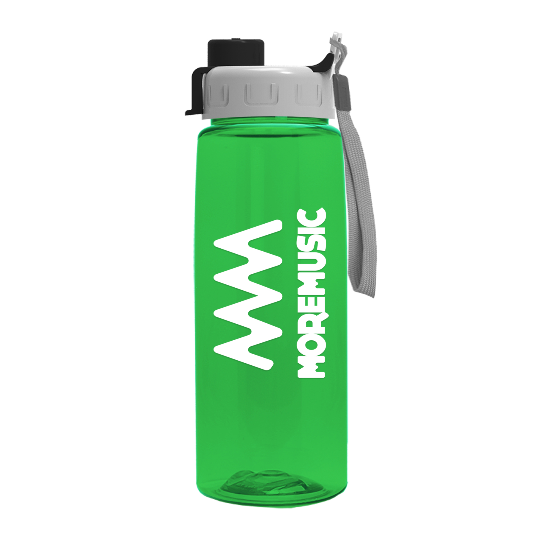 The Flair - 26 oz. Transparent Tritan Bottle with Quick Snap 3