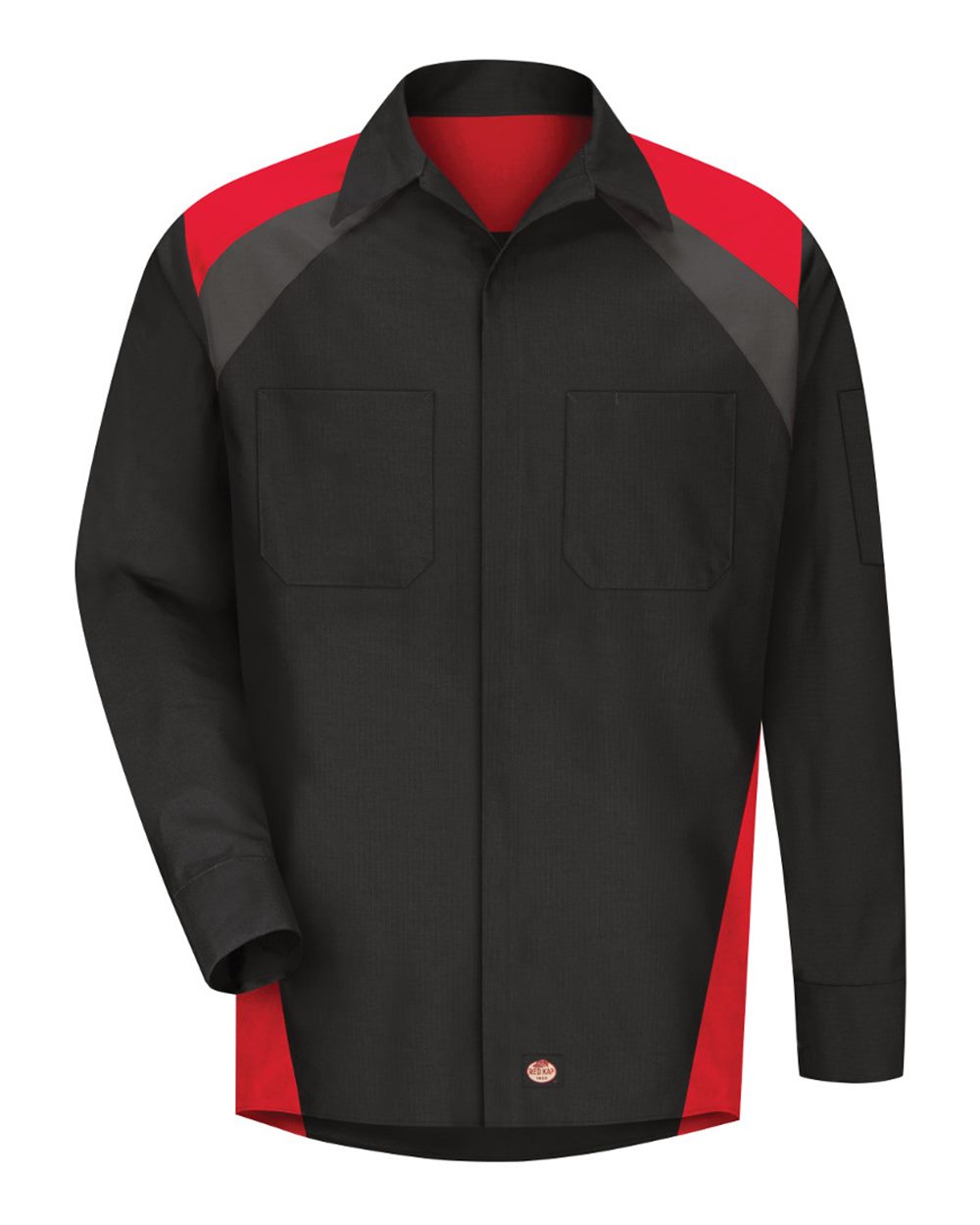 Men's Tall Long Sleeve Tri-Color Shop Shirt - SY18T 5