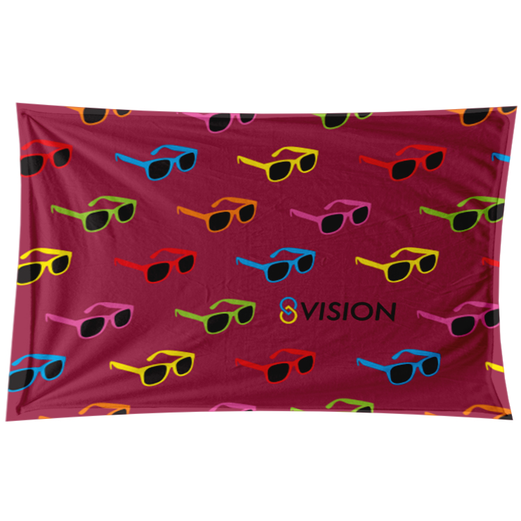 Medium Silky Soft Plush Full Color Blanket 8