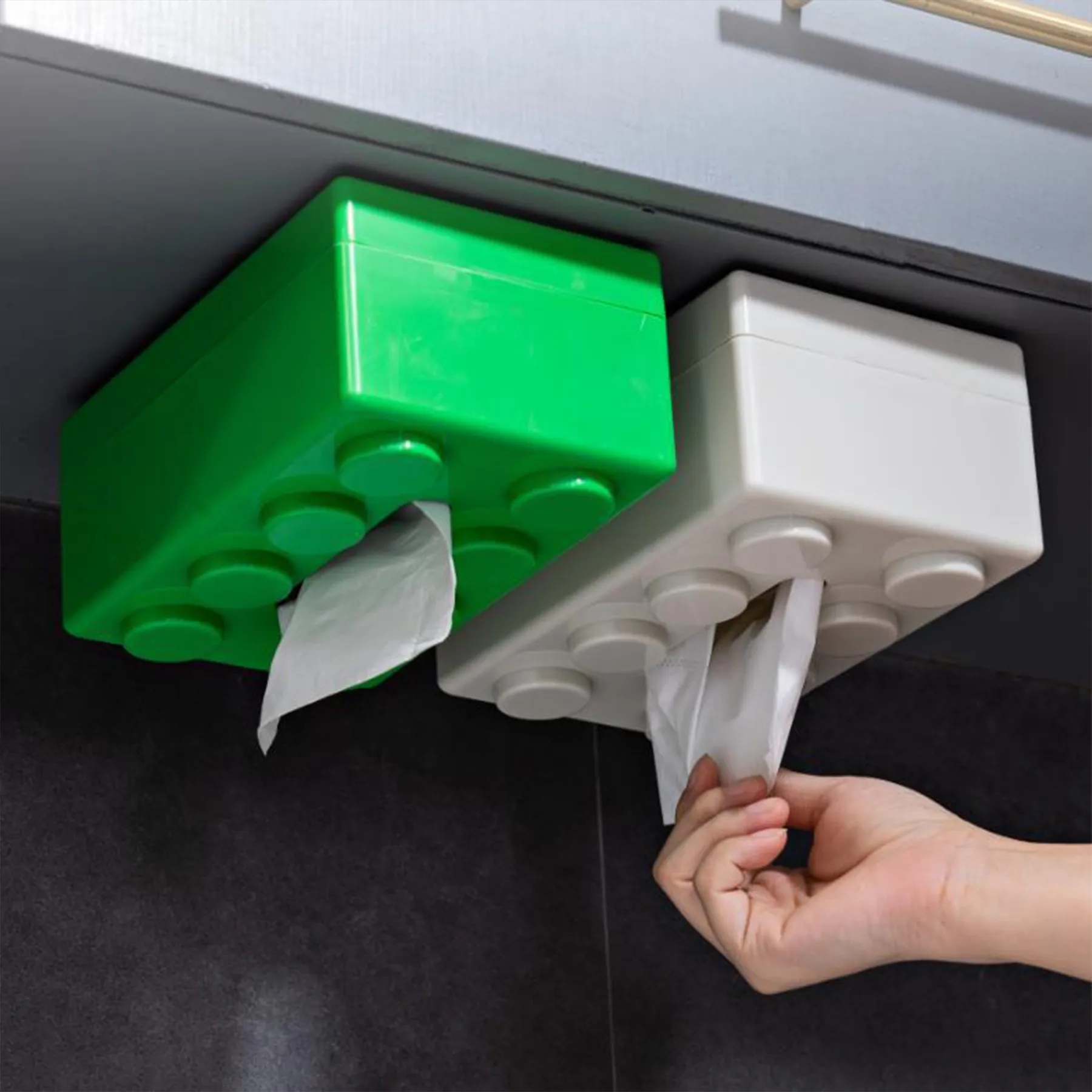 Plastic Home Napkin Storage Box 7