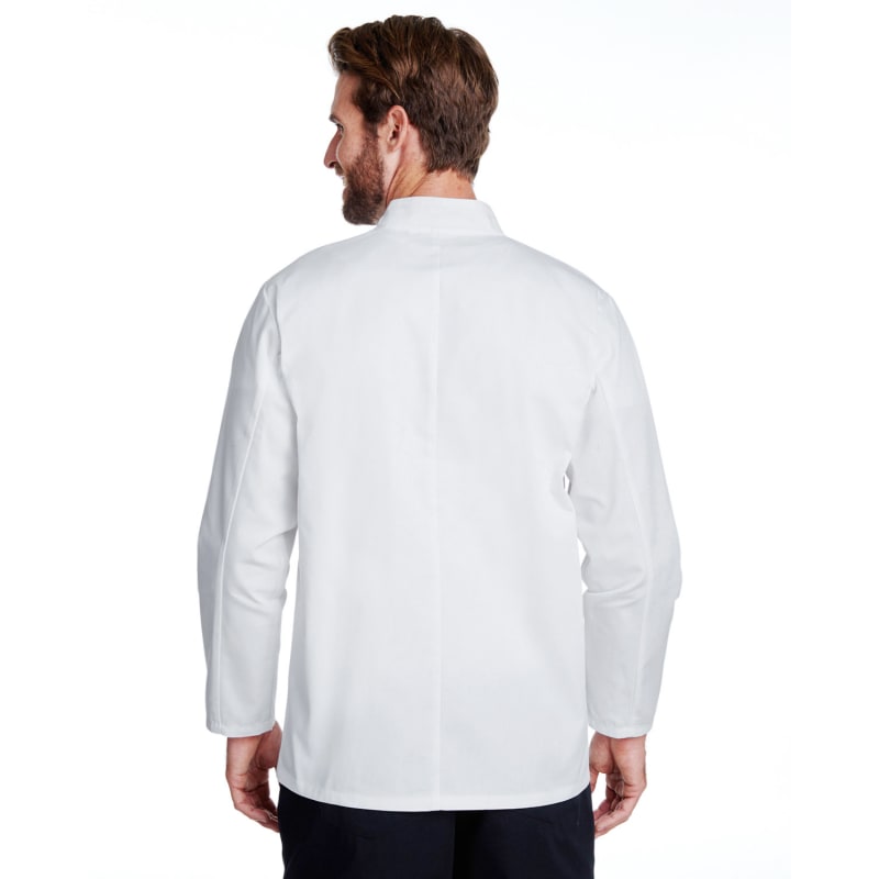 Artisan Collection By Reprime Unisex Studded Front Long-Sleeve Chef's Jacket 6