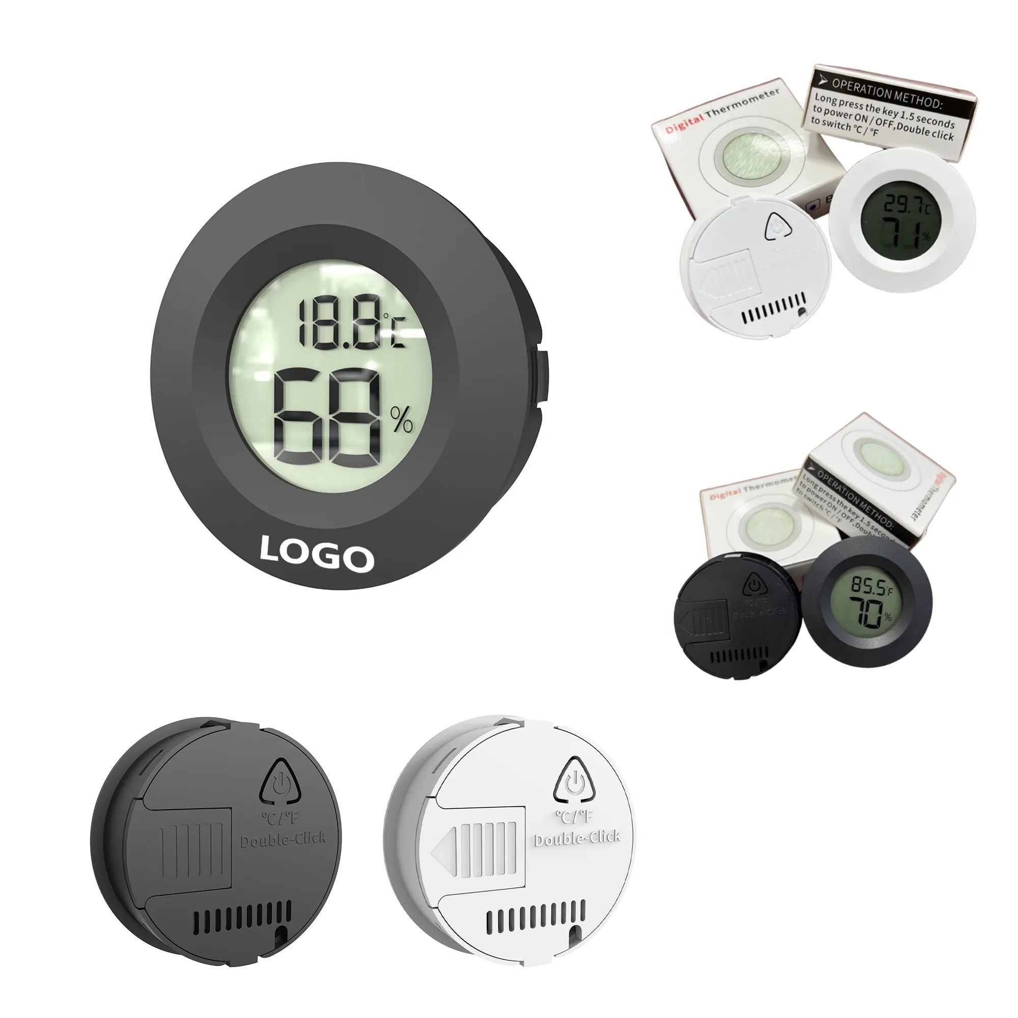 Mini Hygrometer Thermometer Digital MOQ50 2