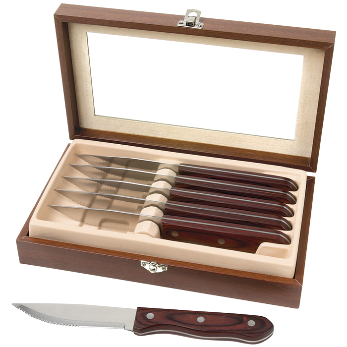 Manchurian Ash 6-Piece Steak Knife Set 6