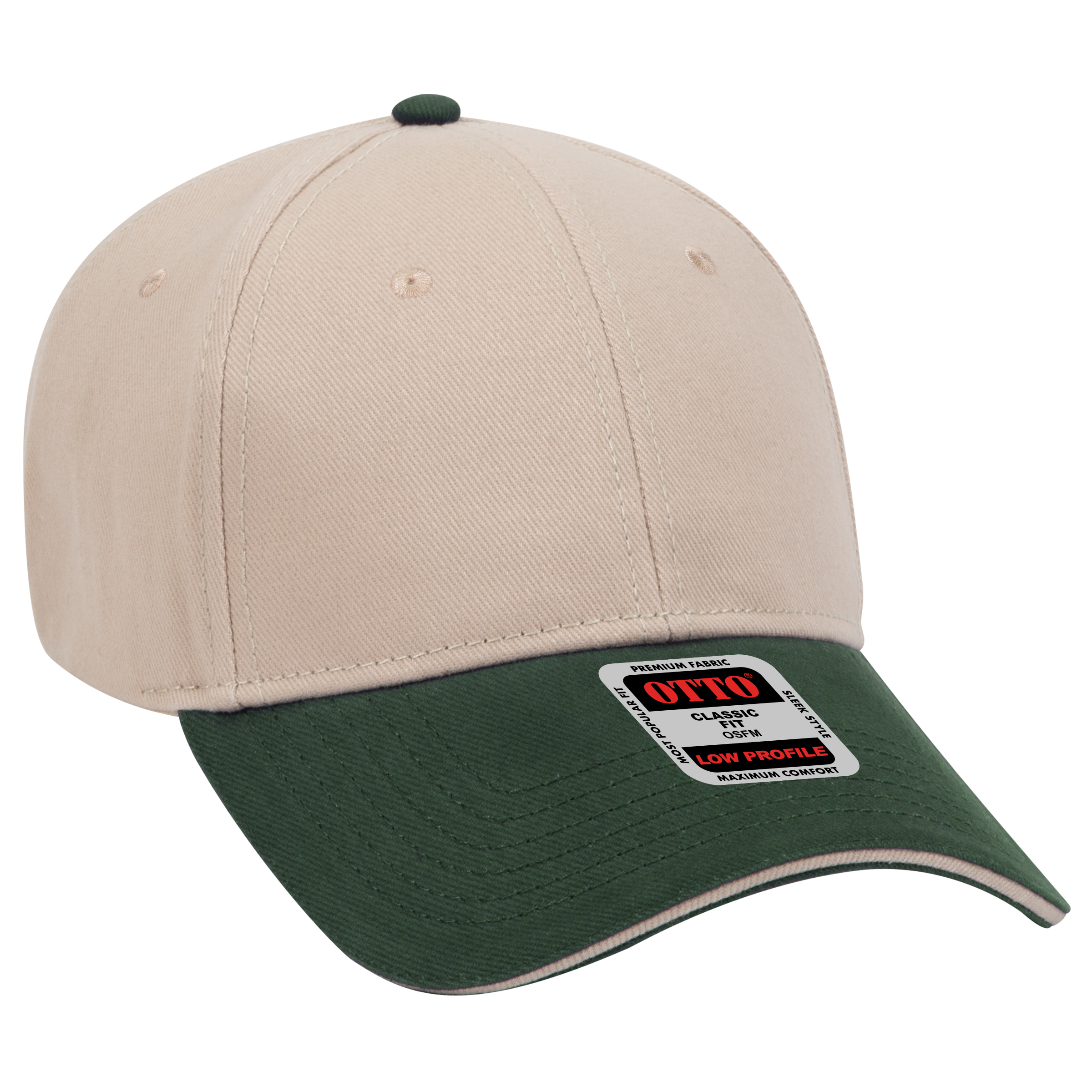 OTTO CAP® 6 Panel Low Profile Baseball Cap 64