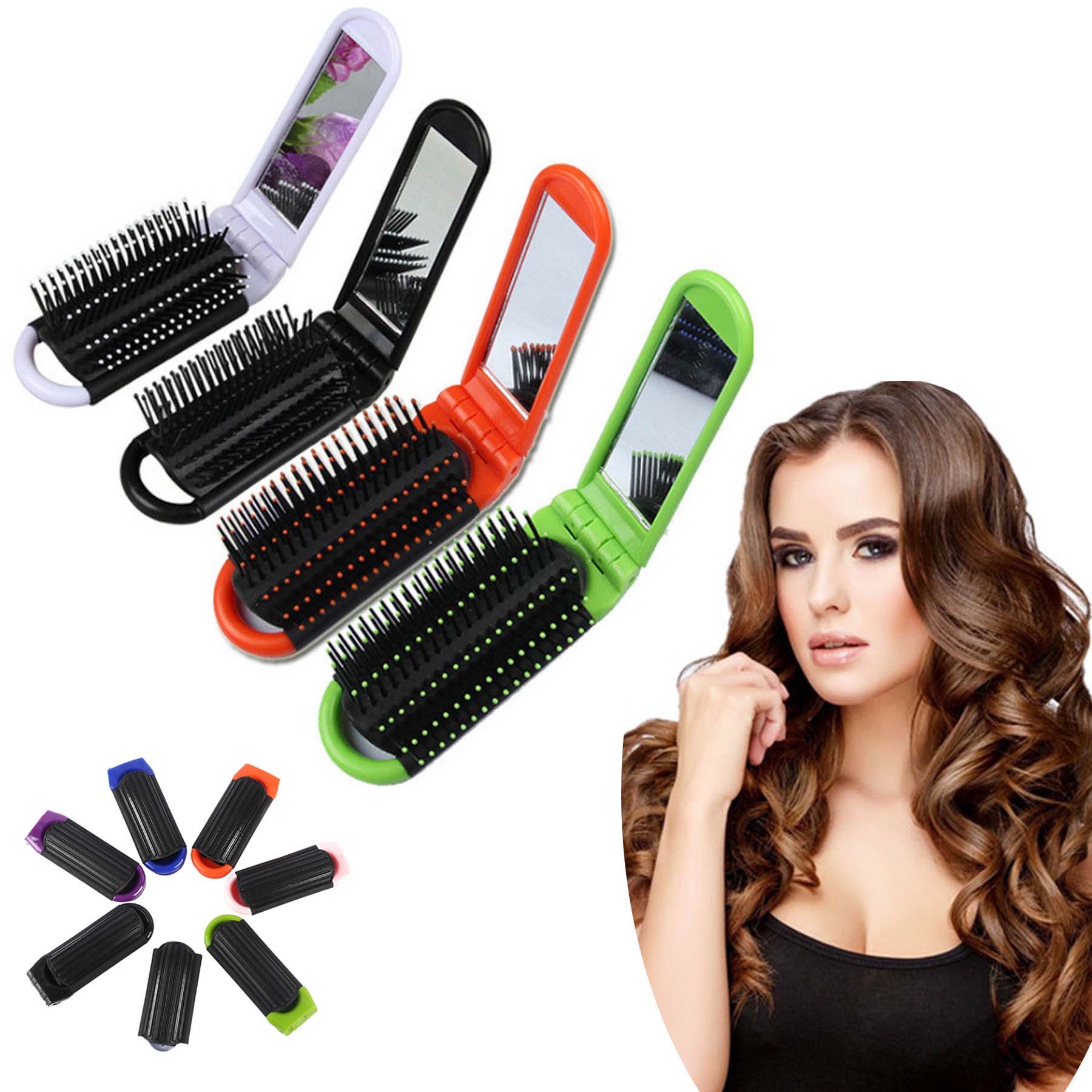 Foldable Mirror Comb Combo 2