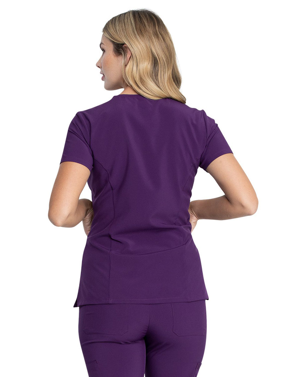 Dickies Medical - EDS Essentials - Women's 2-Pocket Contemporary V-Neck Top 60