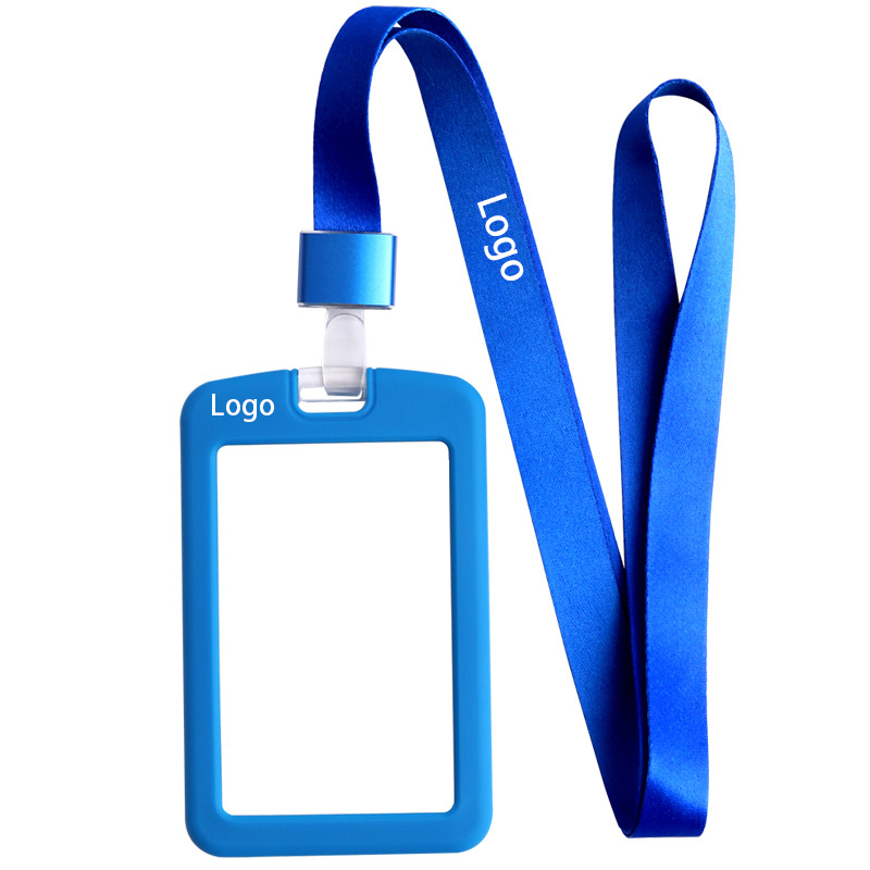 Silica Gel ID Card Badge Holder with Lanyard 5