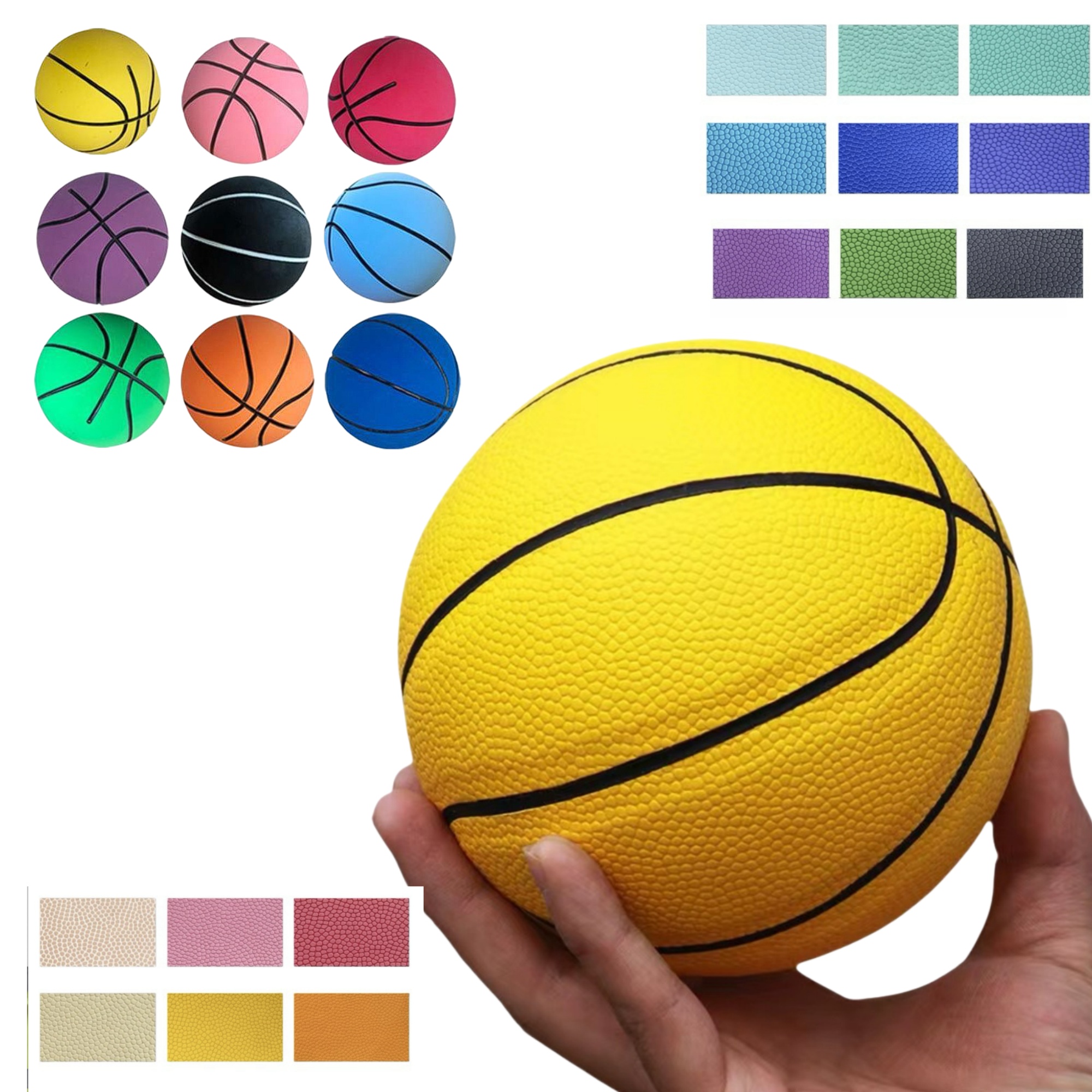 Kids Rubber Mini Basketball 2