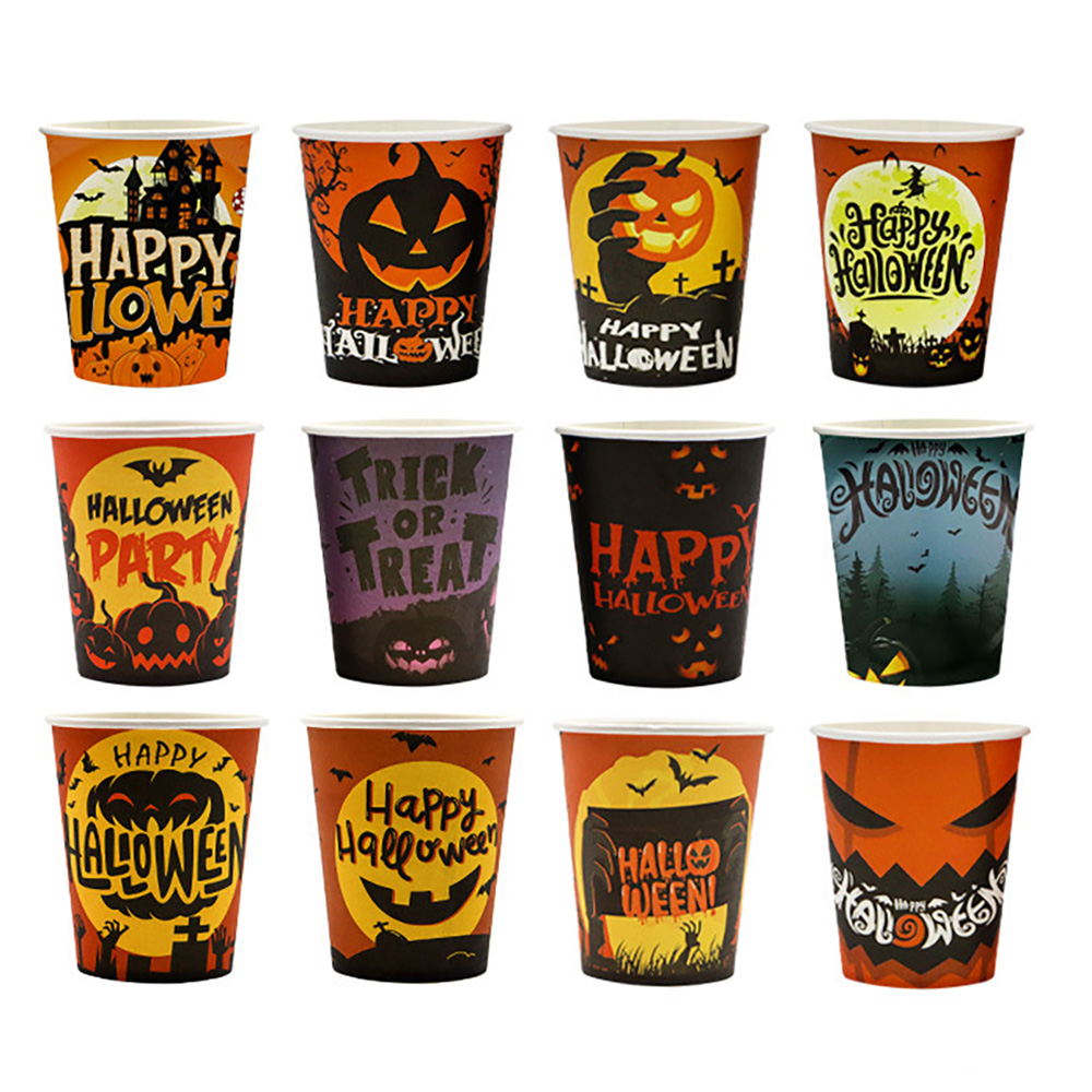 9 Oz Halloween Disposbale Paper Cup 2
