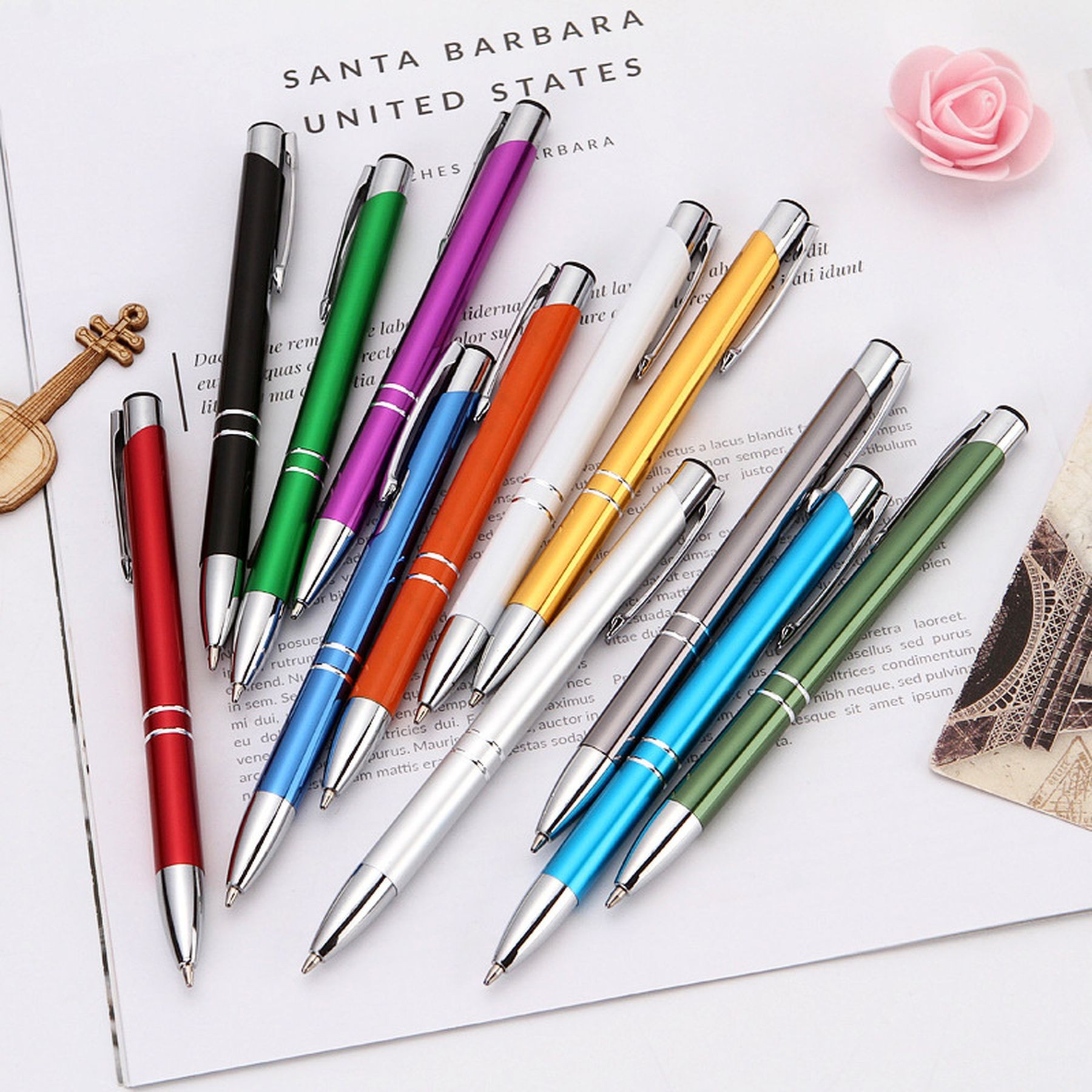 Smooth Ballpoint Pen With Super Soft Grip 8