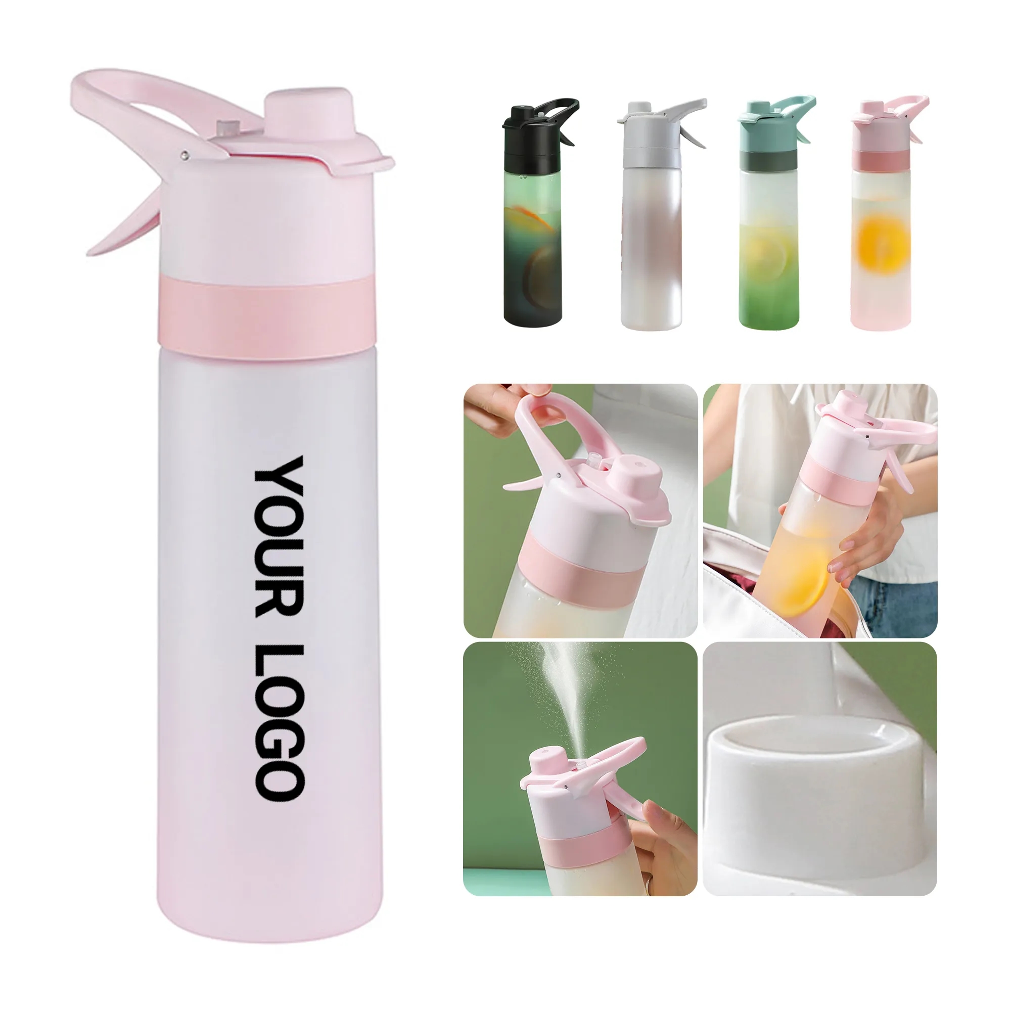 22 oz Gradient Sports Water Bottle with Frosted Finish 4