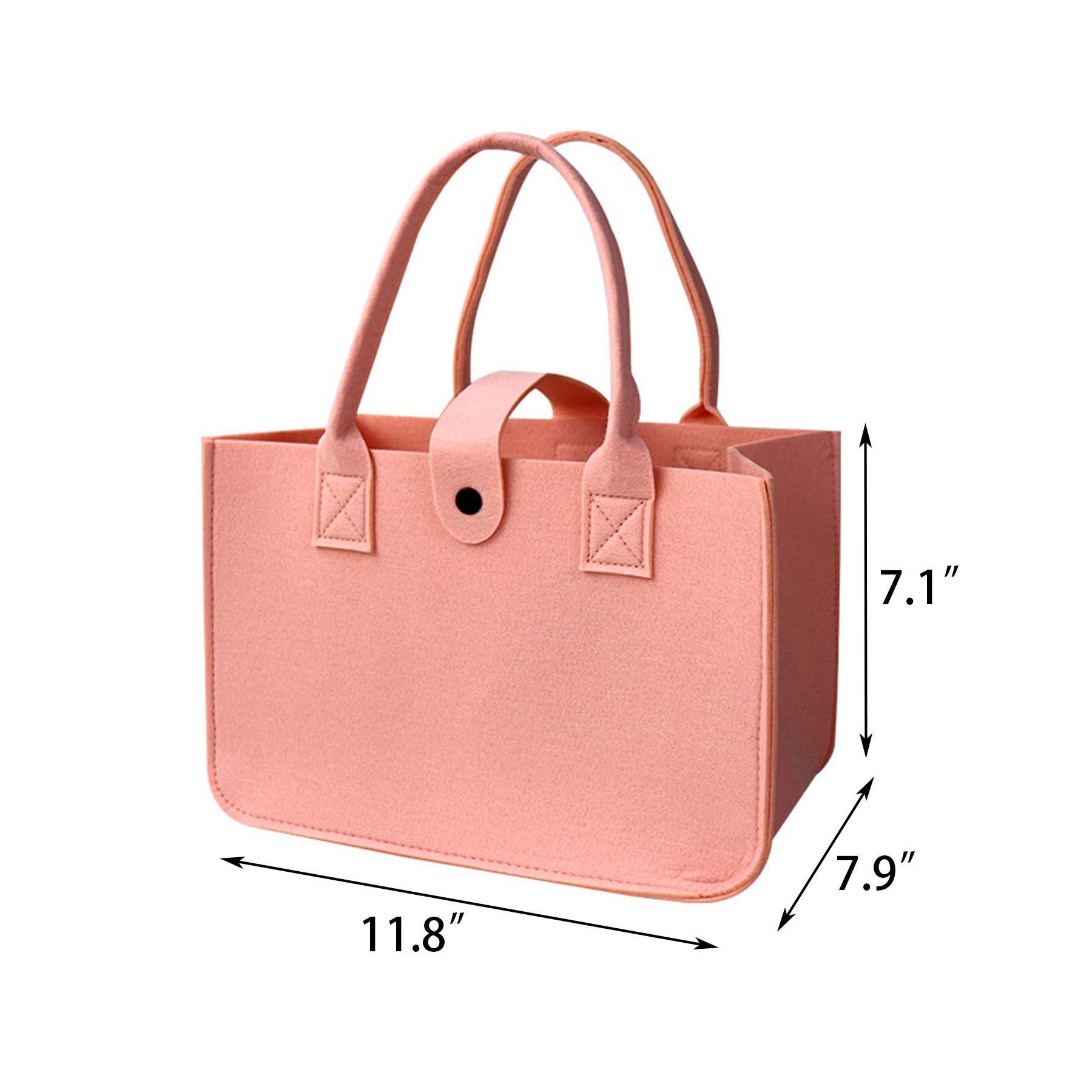 Felt Tote Handbag 8