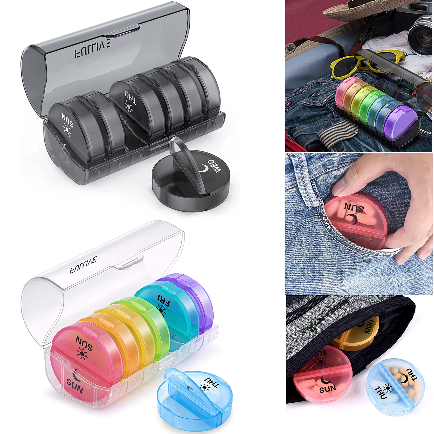 Round Medicine Organizer