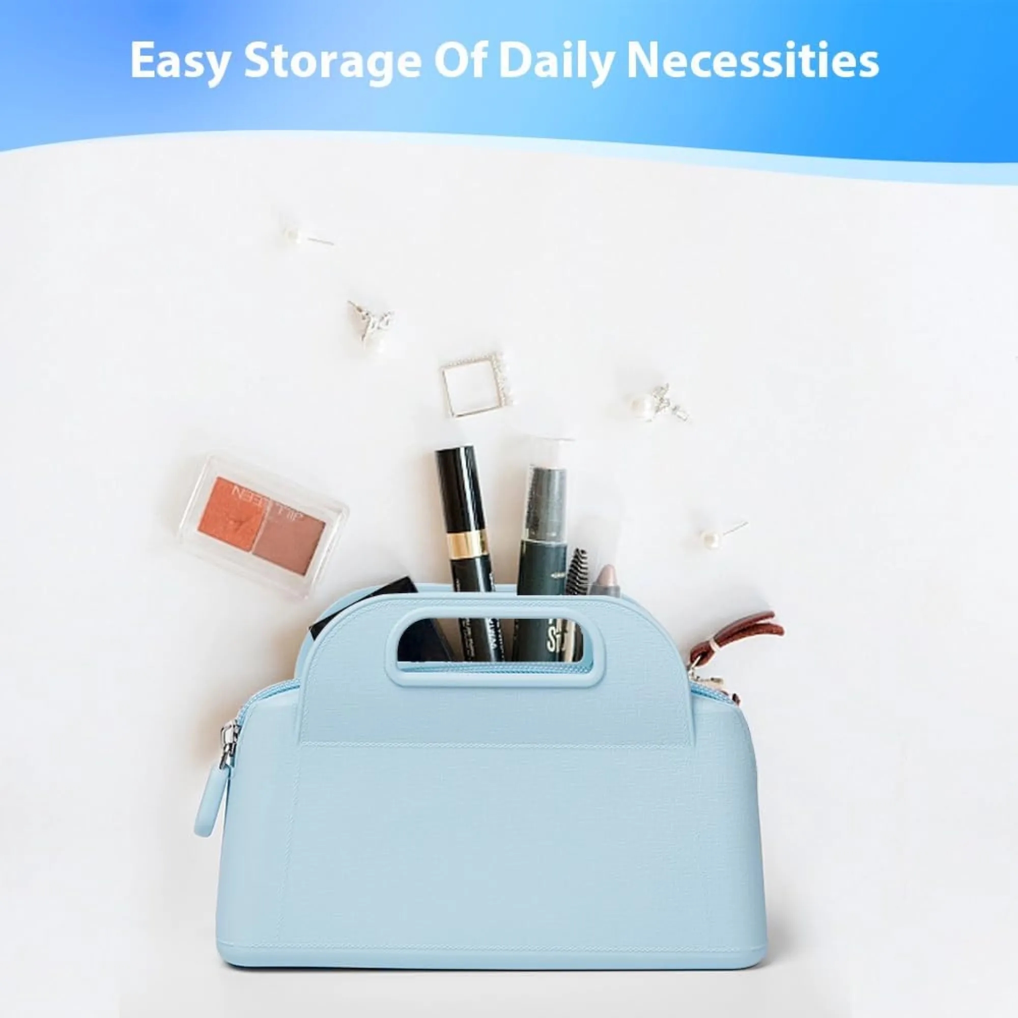 Silicone Portable Handbag Makeup Case 5