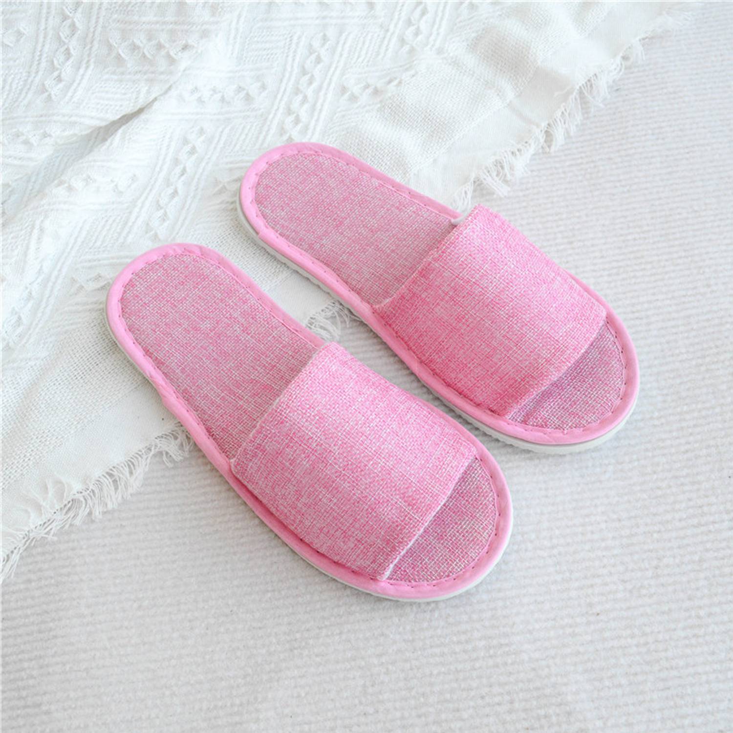 Open Toe Hotel Guest Spa Slippers 1