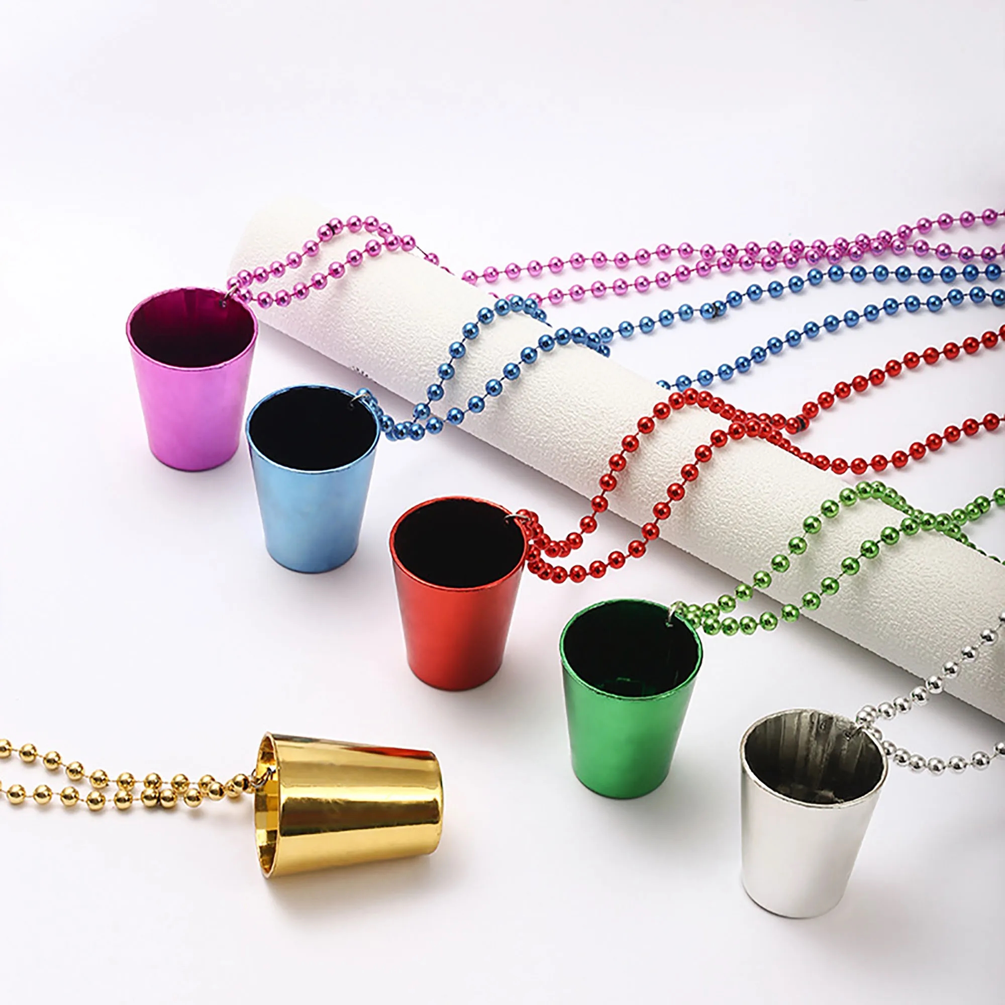 Plastic Cups Beads Necklace 3