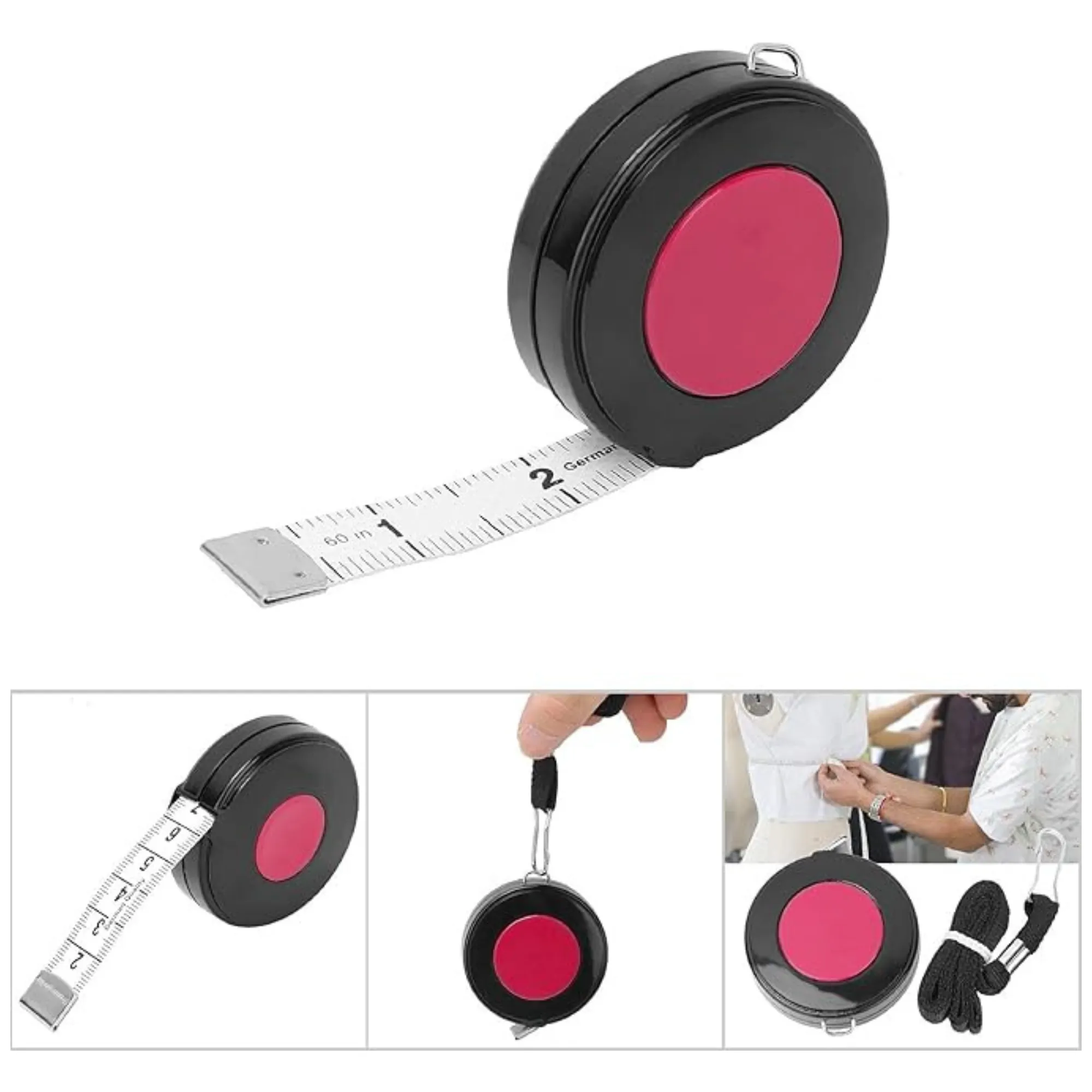 Mini Soft Ruler With Rope 2