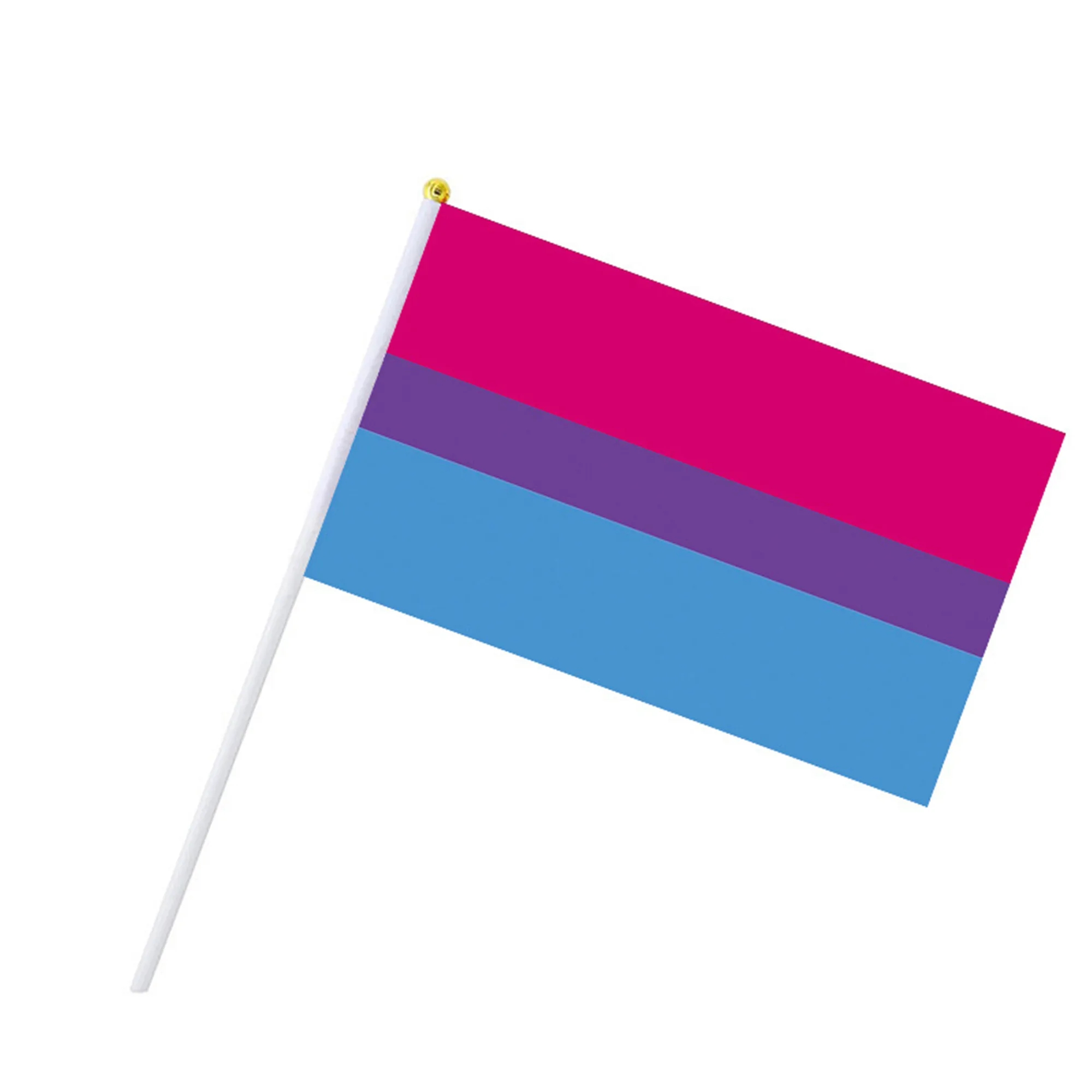 MOQ50 100D polyester Hand Flag 3
