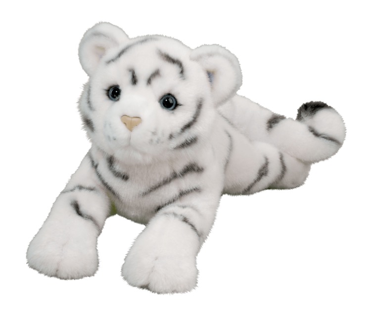 Zahara DLux White Tiger Stuffed Animal 2