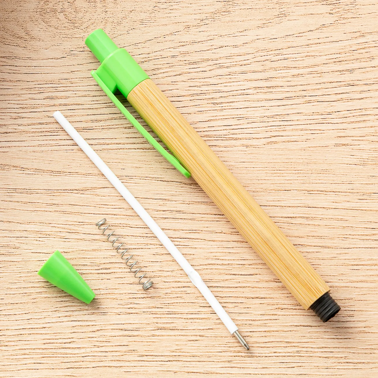 Eco-friendly Bamboo Click-action Pen 3