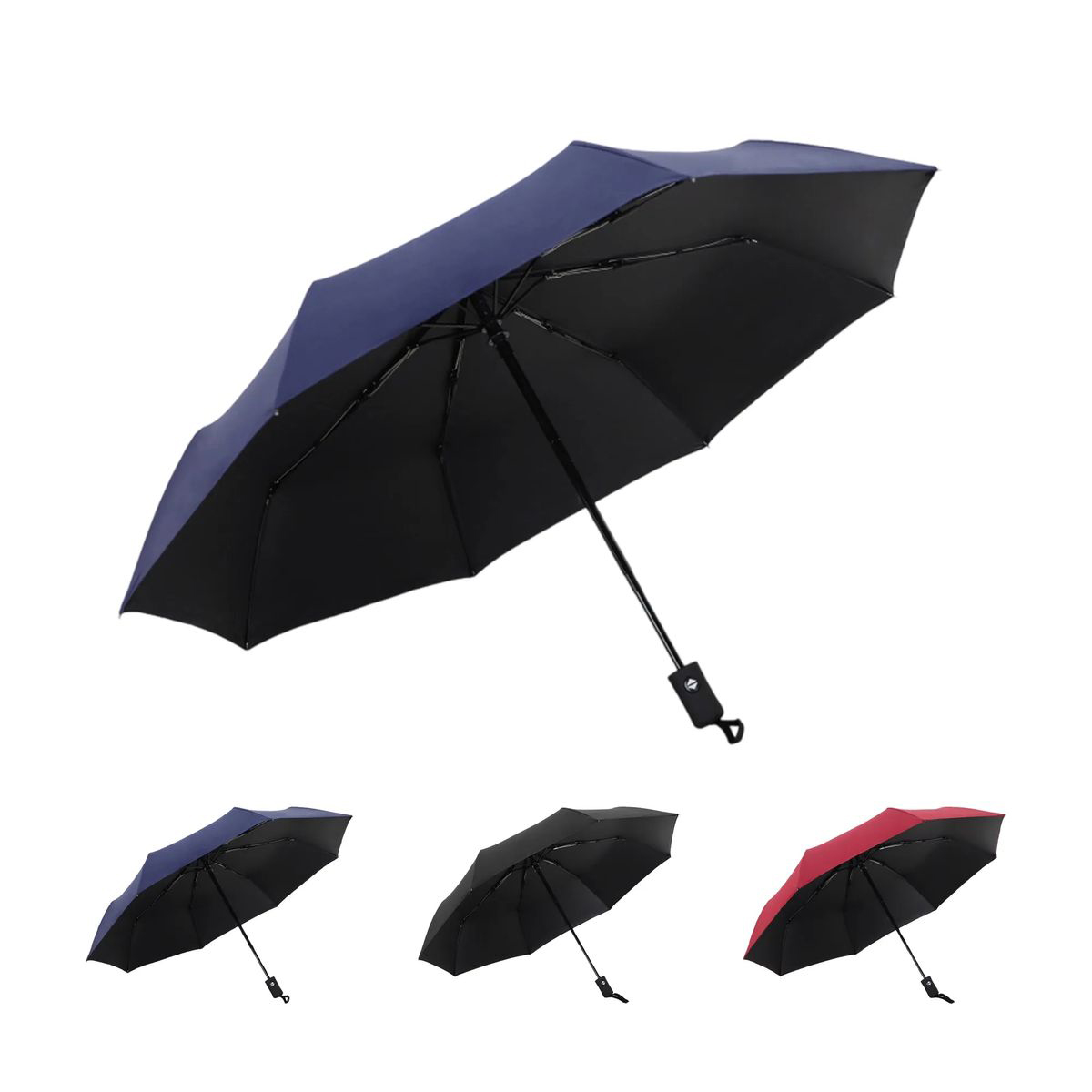 Windproof Pongee Inverted Umbrella for Car or Travel 7