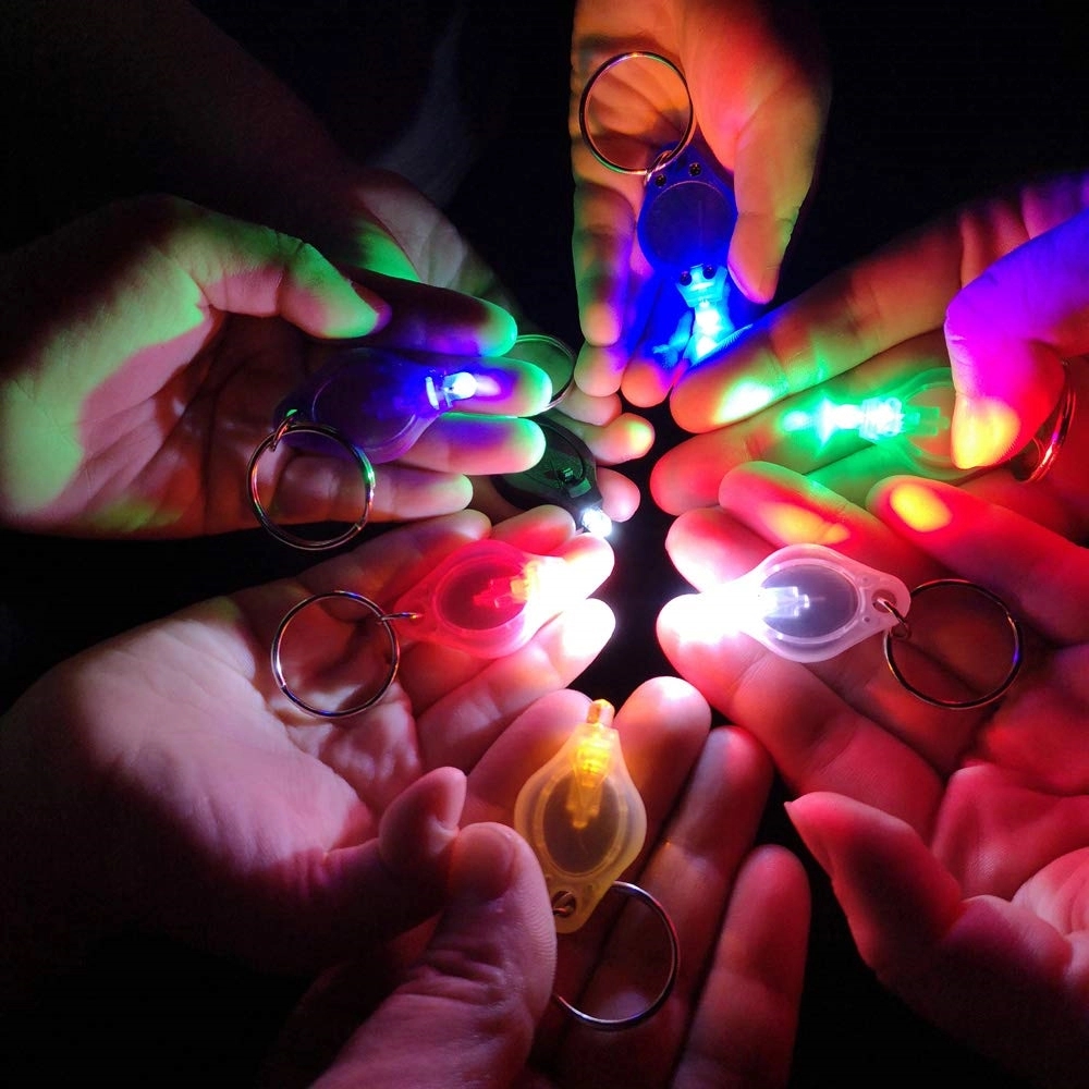 Multi-Colored Light Mini LED Keychain Flashlight 2