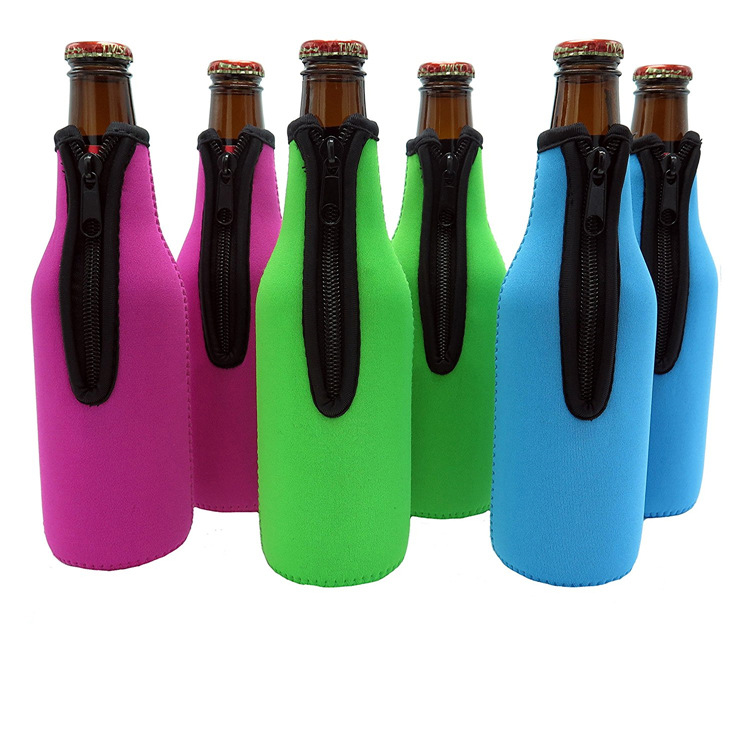 Neoprene Zippered Bottle Sleeve 1