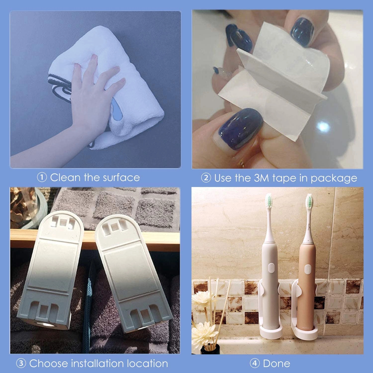 Electric Wall-Mounted Toothbrush Holder 4