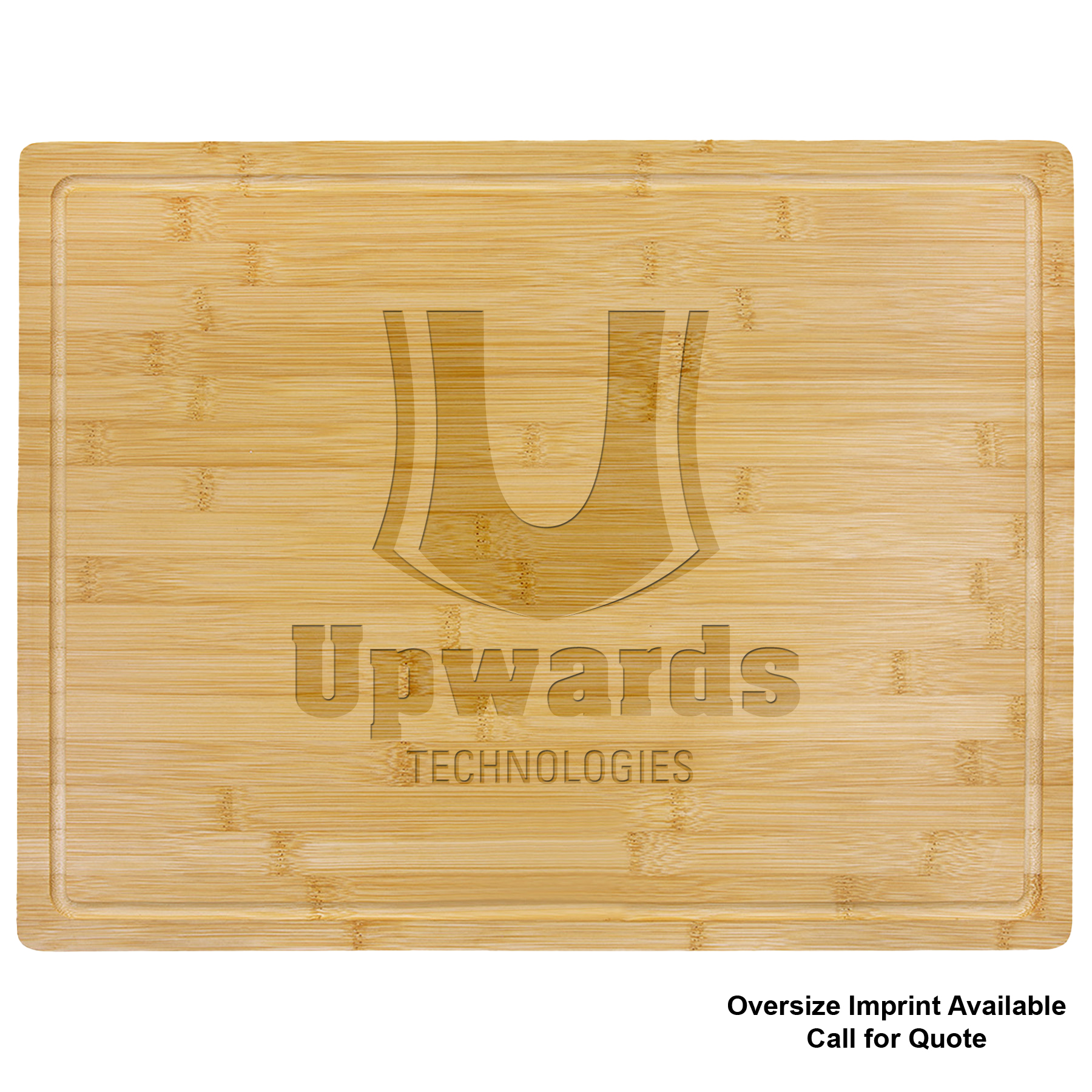19" x 15" Bamboo Cutting Board with Juice Groove 2